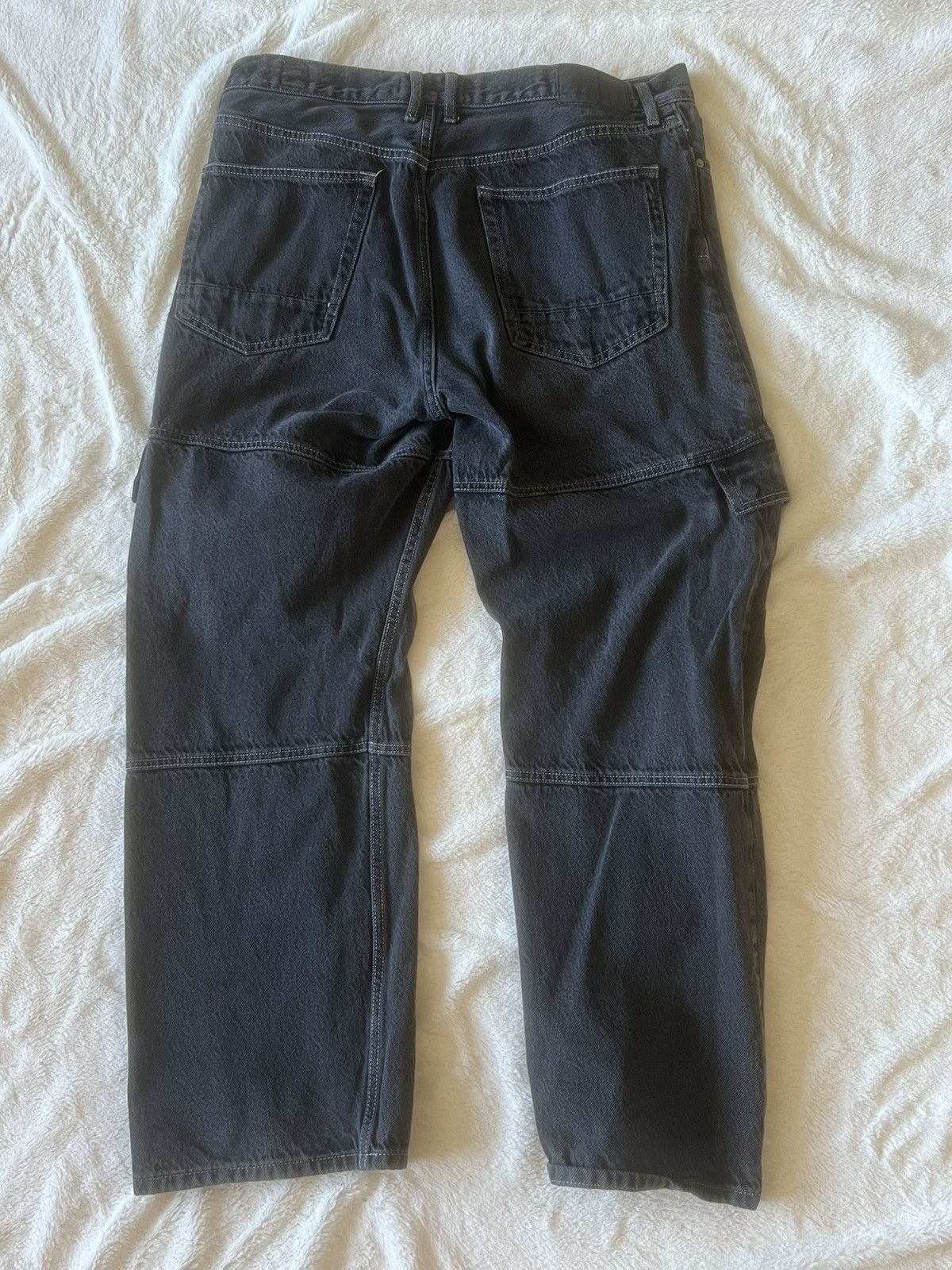 Pacsun × Vintage Black cargo/double knee pants Size US 36 / EU 52 - 5 Thumbnail