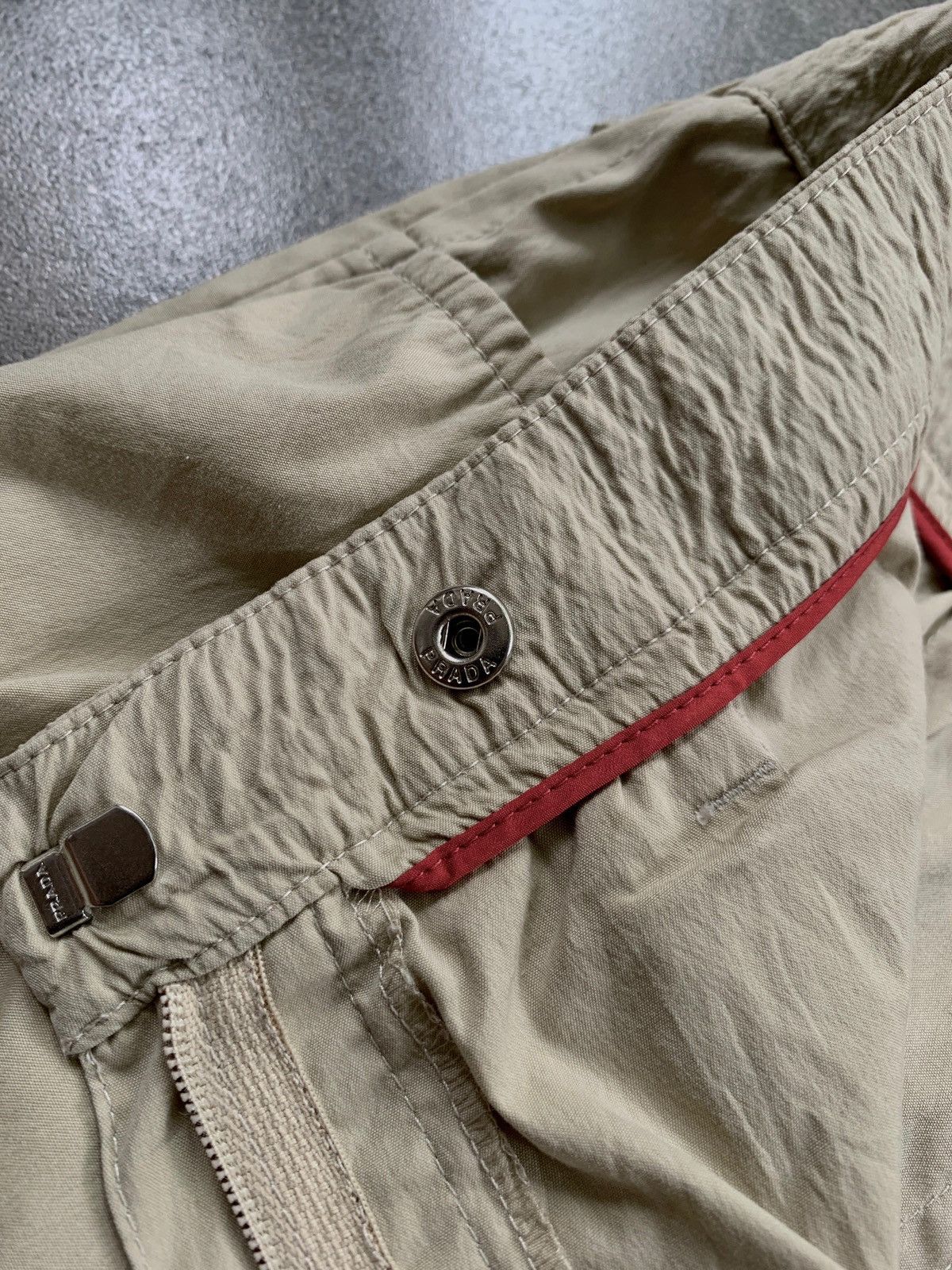 Prada FREE TAX! 2000s Red Tab Easy Pants Size US 30 / EU 46 - 7 Thumbnail