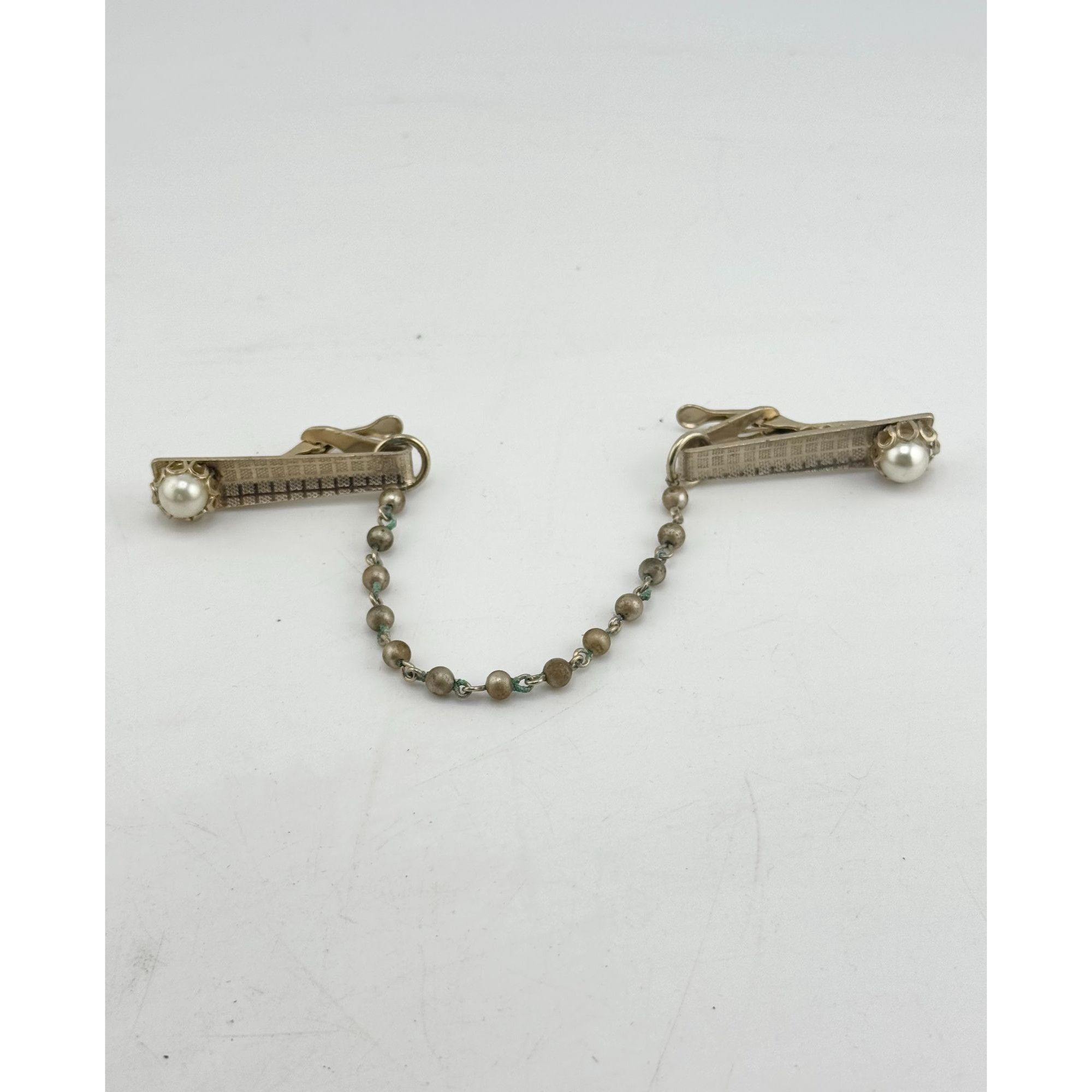 Vintage Vintage faux pearl scarf guard sweater clip Size ONE SIZE - 3 Thumbnail
