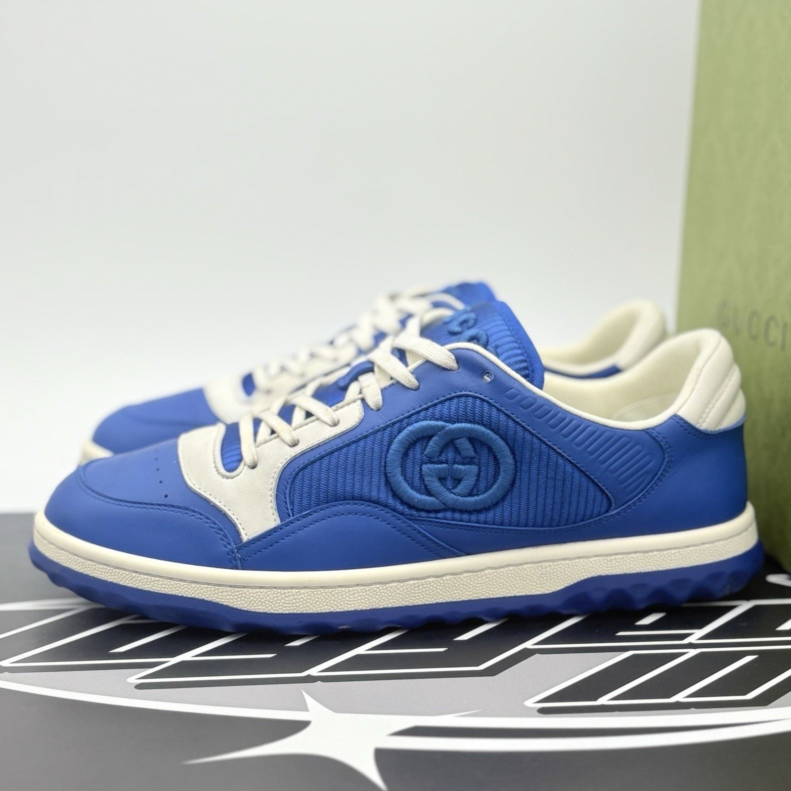 Gucci Gucci MAC80 Sneaker ' Blue White ' | EXCELLENT CONDITION! Size US 9.5 / EU 42-43 - 1 Thumbnail