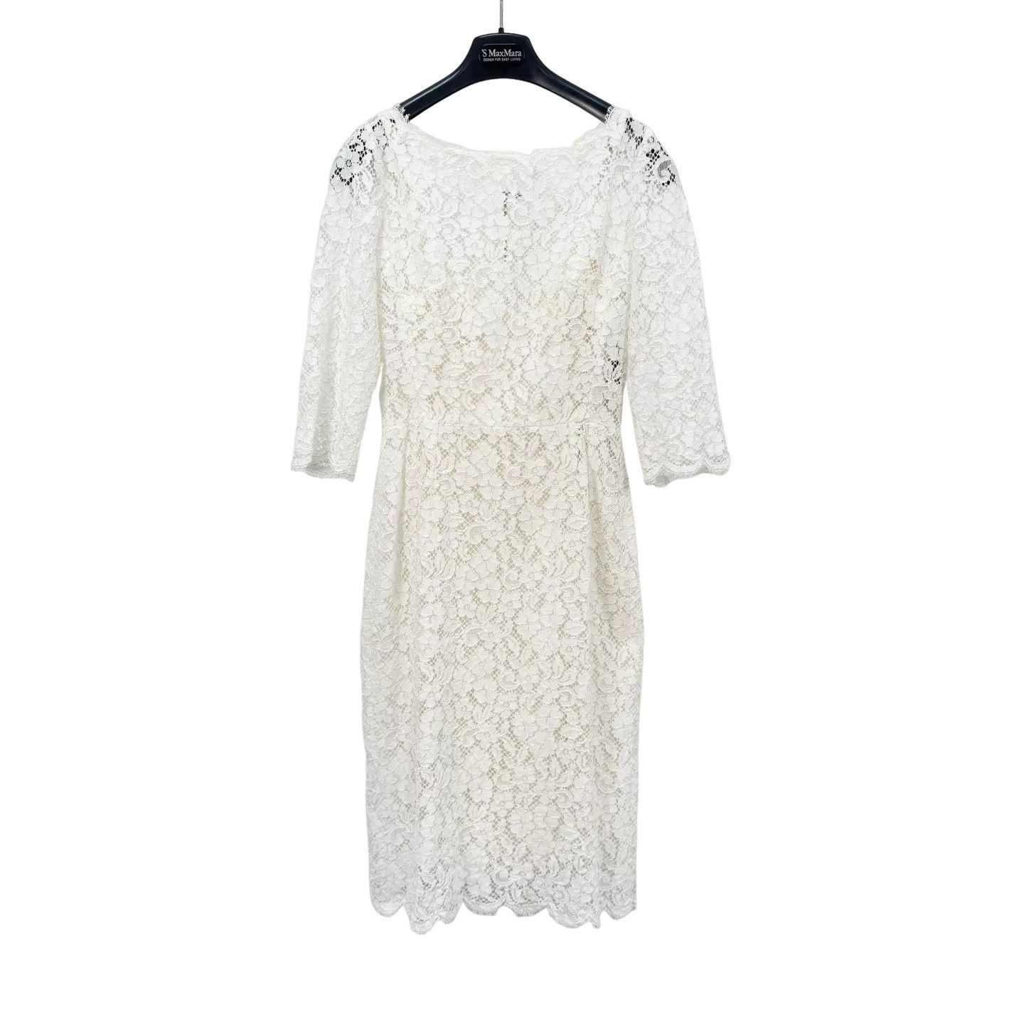 Dolce & Gabbana Dolce & Gabbana Crystal Button Lace Midi Dress 40 Size S / US 4 / IT 40 - 1 Thumbnail