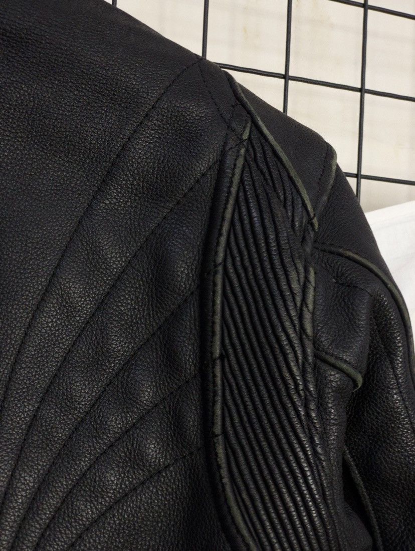 Vintage ARLENNESS motorcycle leather jacket with lace up&embroidery Size M / US 6-8 / IT 42-44 - 13 Thumbnail