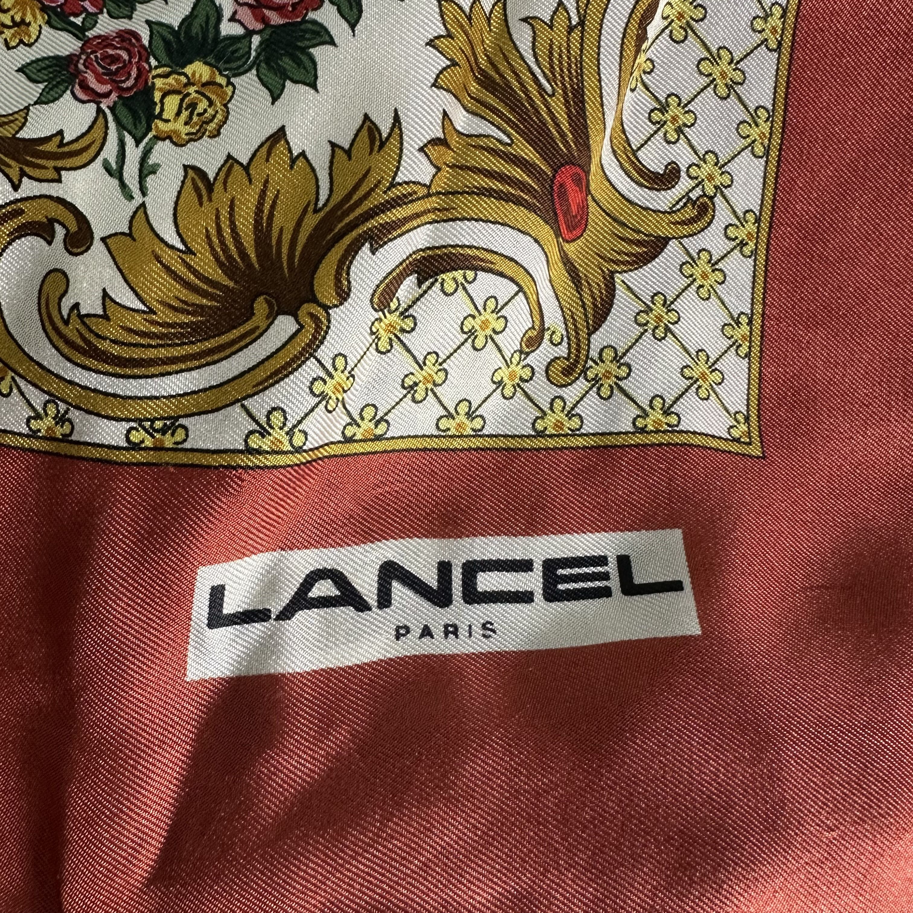 Lancel 🔥RARE🔥Lancel Silk Handkerchief Neckerchief Scarf Headband Size ONE SIZE - 5 Thumbnail