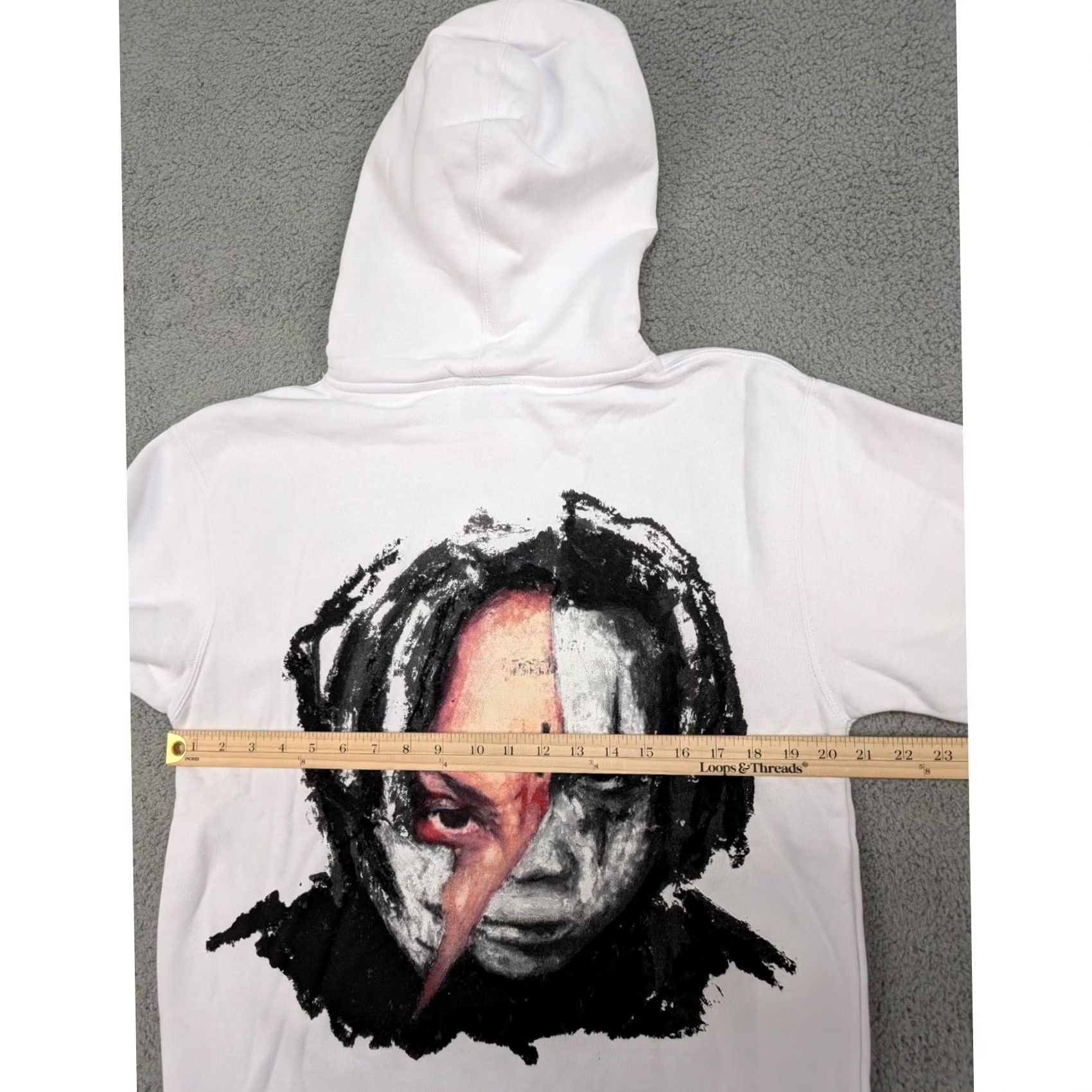 Revenge Revenge x Trippie Redd Hoodie Mens Small White Pullover Arc Graphic Logo USA New Size US S / EU 44-46 / 1 - 7 Thumbnail