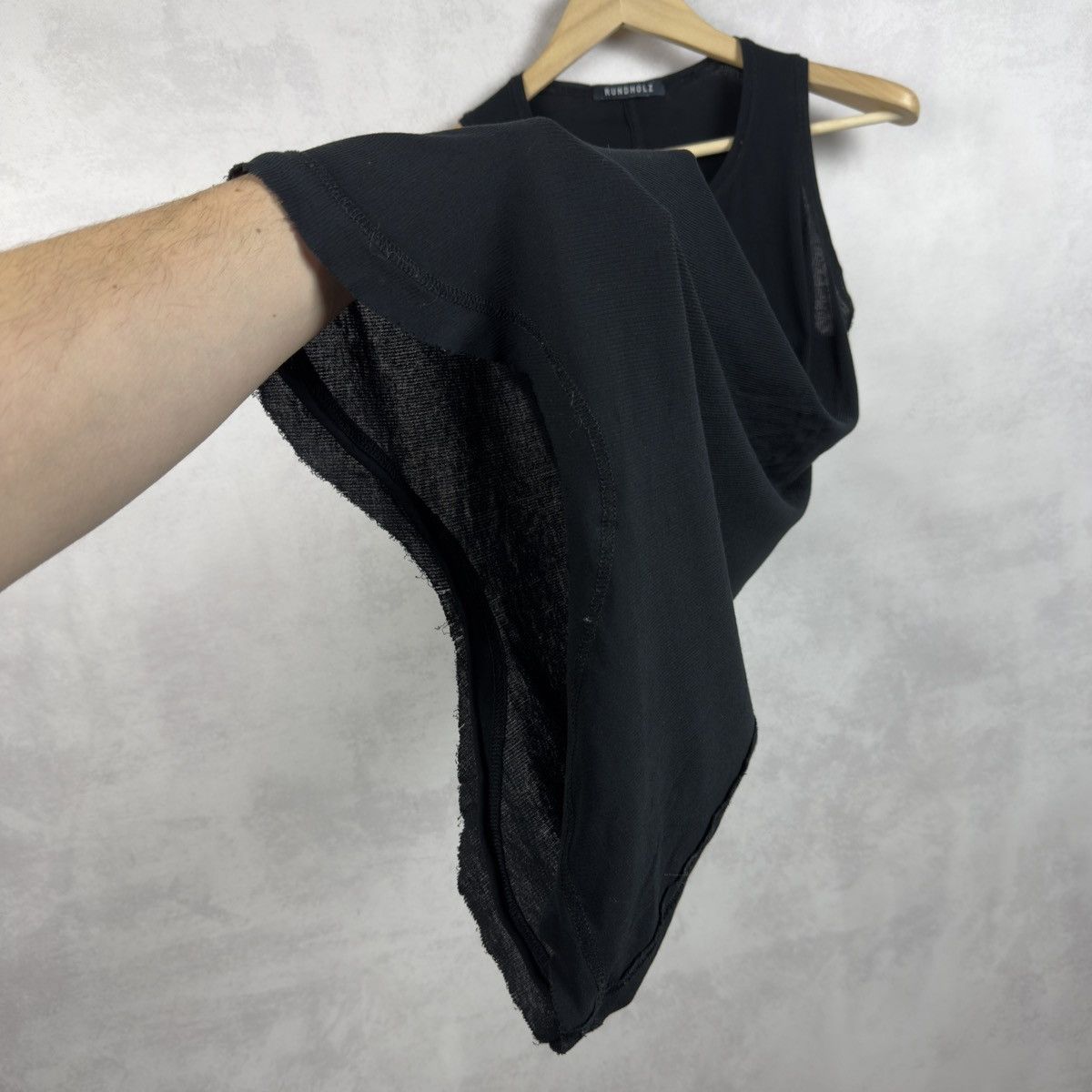 Rundholz Rundholz Black Ribbed Sleeveless Top Size S(?) Size S / US 4 / IT 40 - 6 Thumbnail