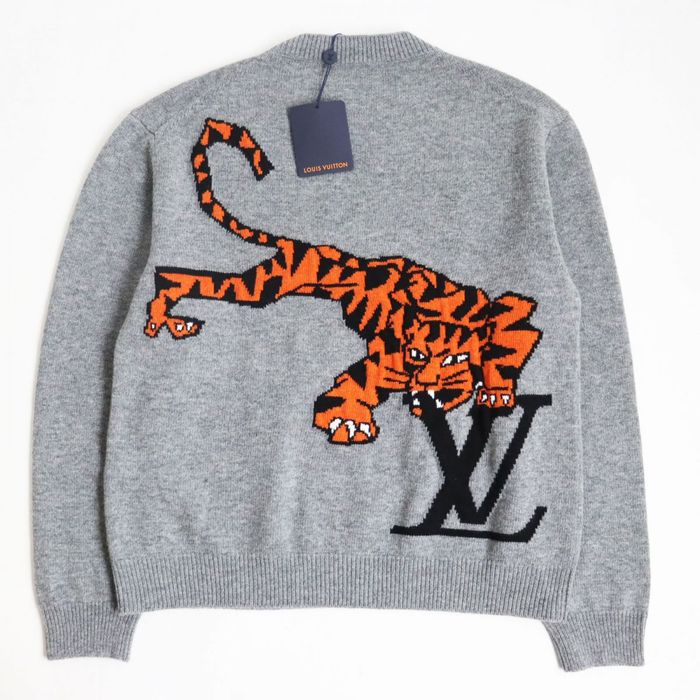 Louis v tiger sweatshirt hot sale