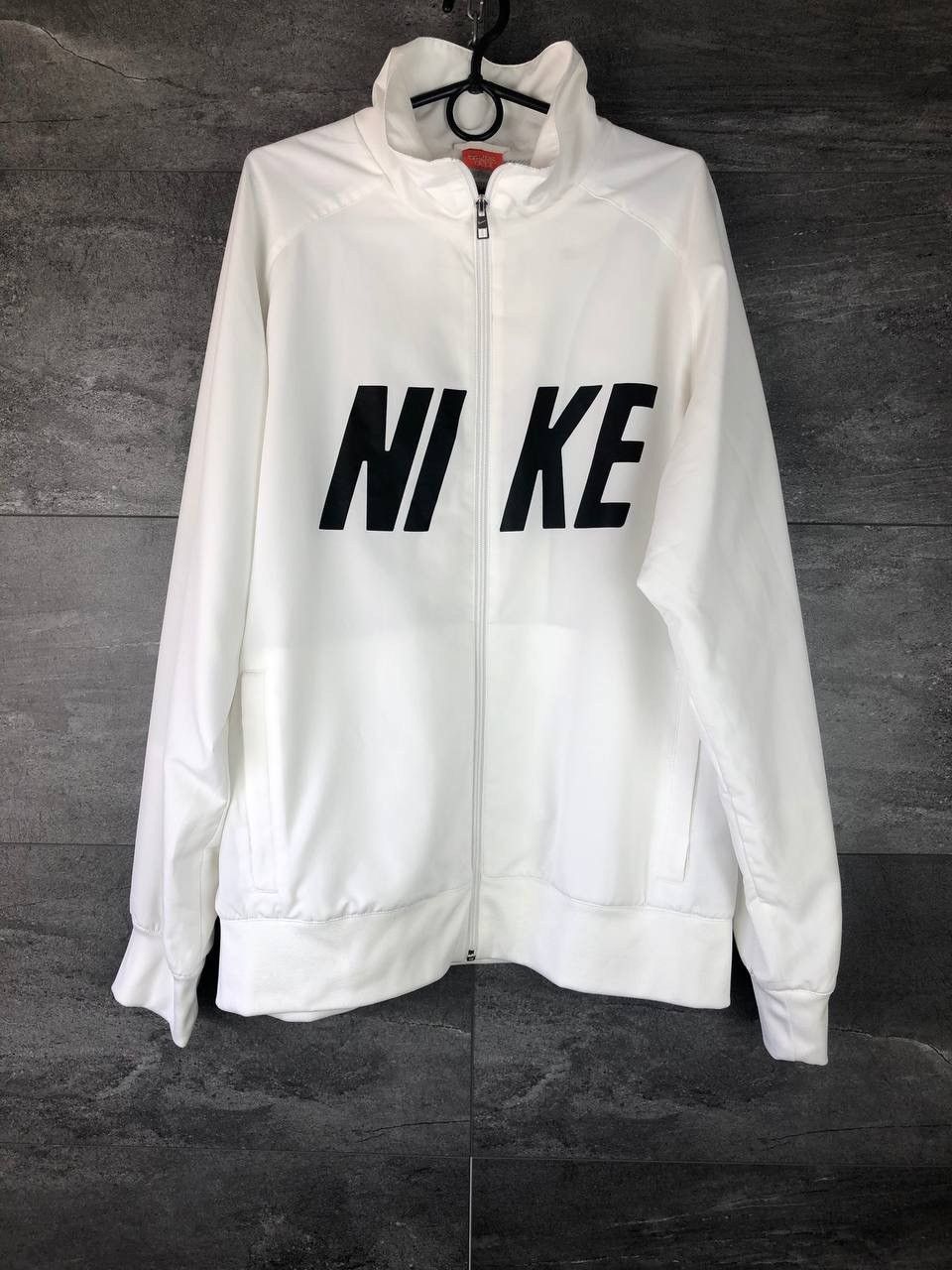 Vintage Vintage Nike Big Logo Track Jacket Swoosh Size XL Size US XL / EU 56 / 4 - 1 Thumbnail