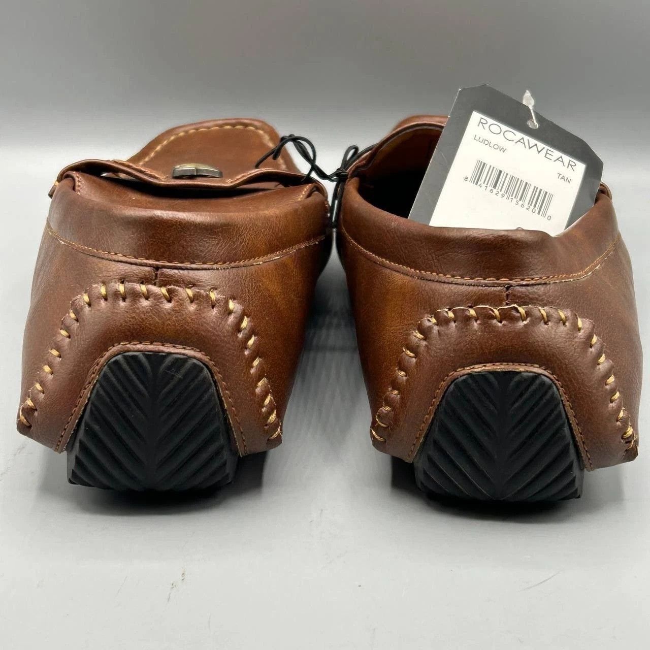 Rocawear Rocawear Ludlow Mens Tan Faux Leather Driving Loafers 8 Size US 8 / EU 41 - 8 Thumbnail