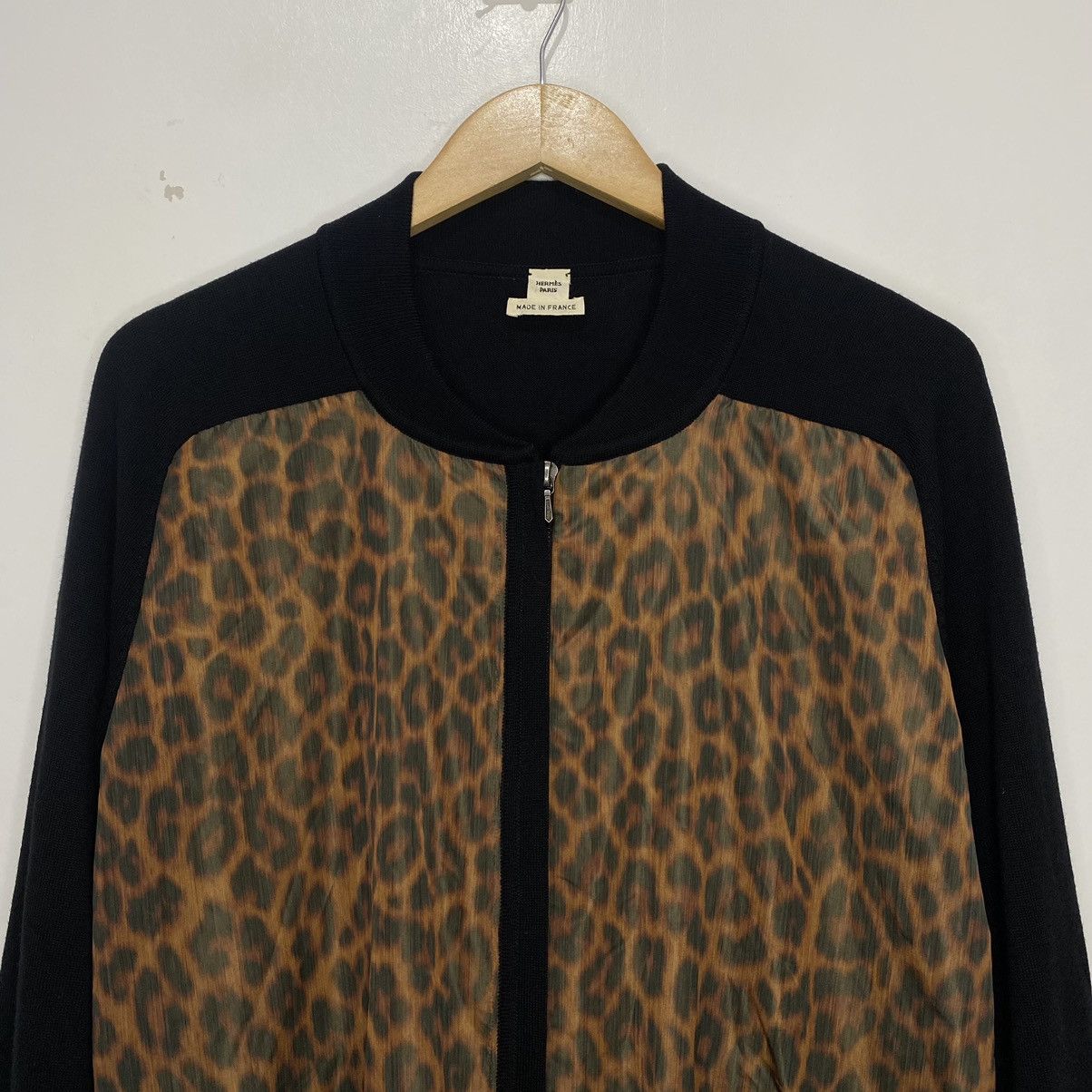 Hermes Hermes Leopard Print Blouson Jacket Size S / US 4 / IT 40 - 2 Thumbnail