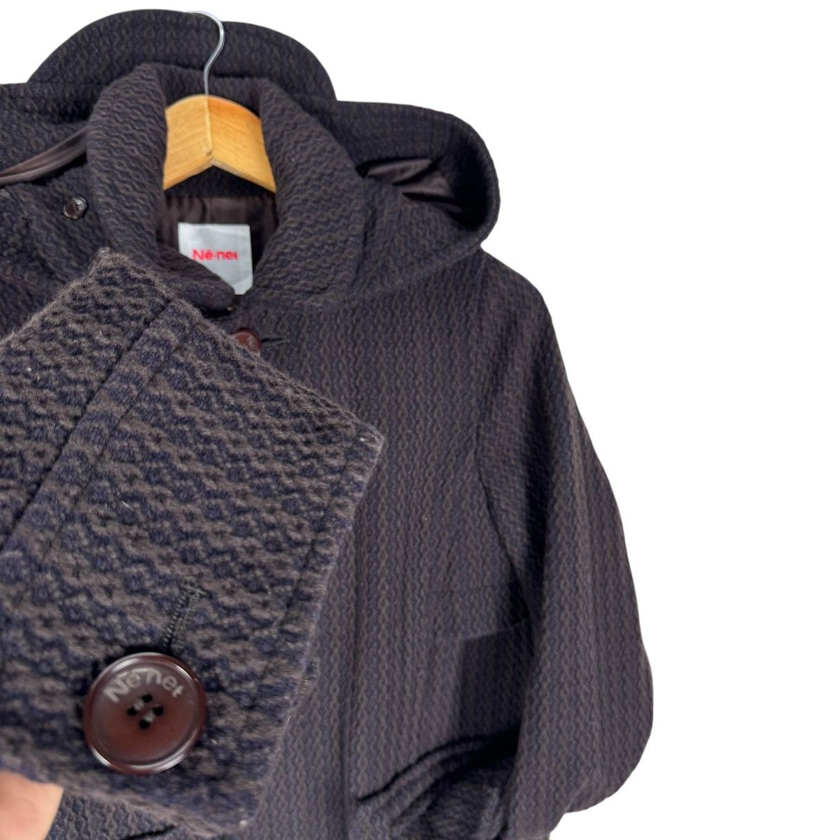 Ne-Net 🌟NE NET ISSEY MIYAKE HOODIE LONG JACKET Size M / US 6-8 / IT 42-44 - 6 Thumbnail