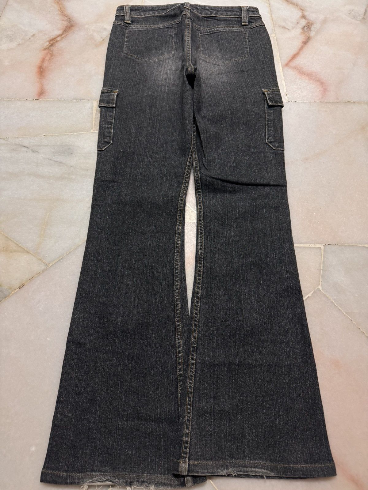 Tornado Mart ARCHIVES 1990s JAPANESE BELL BOTTOM CARGO FADES Size US 26 / EU 42 - 9 Thumbnail