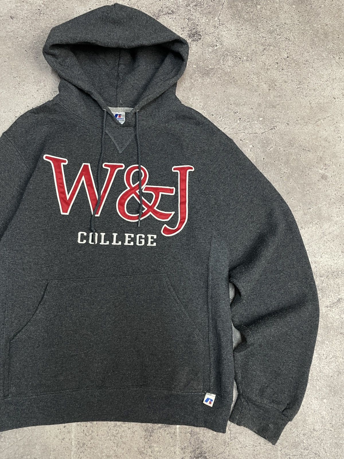 Russell Athletic Vintage 00s W&J College Russel Atlantic Boxy Fit Hoodie Size US M / EU 48-50 / 2 - 3 Thumbnail