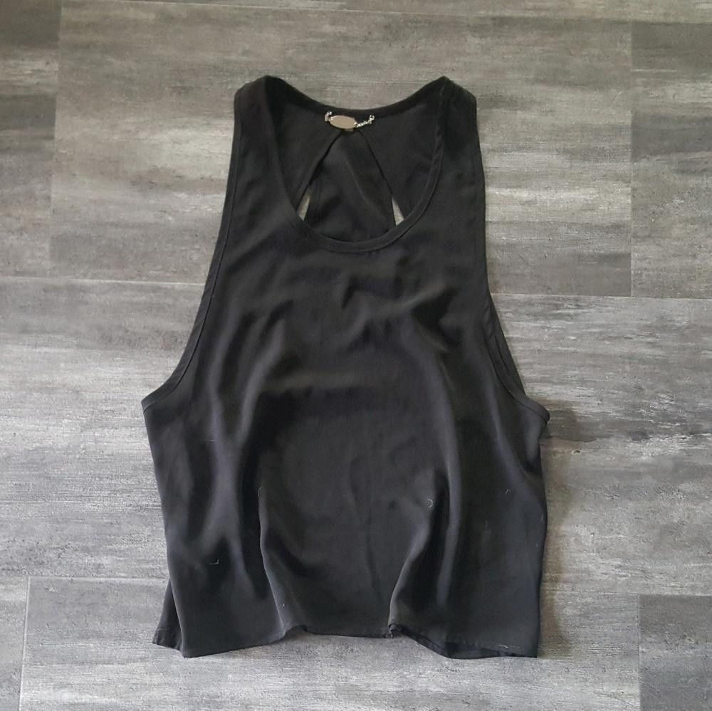 Designer Black Classic A&K Dressy Blouse Size M / US 6-8 / IT 42-44 - 1 Thumbnail