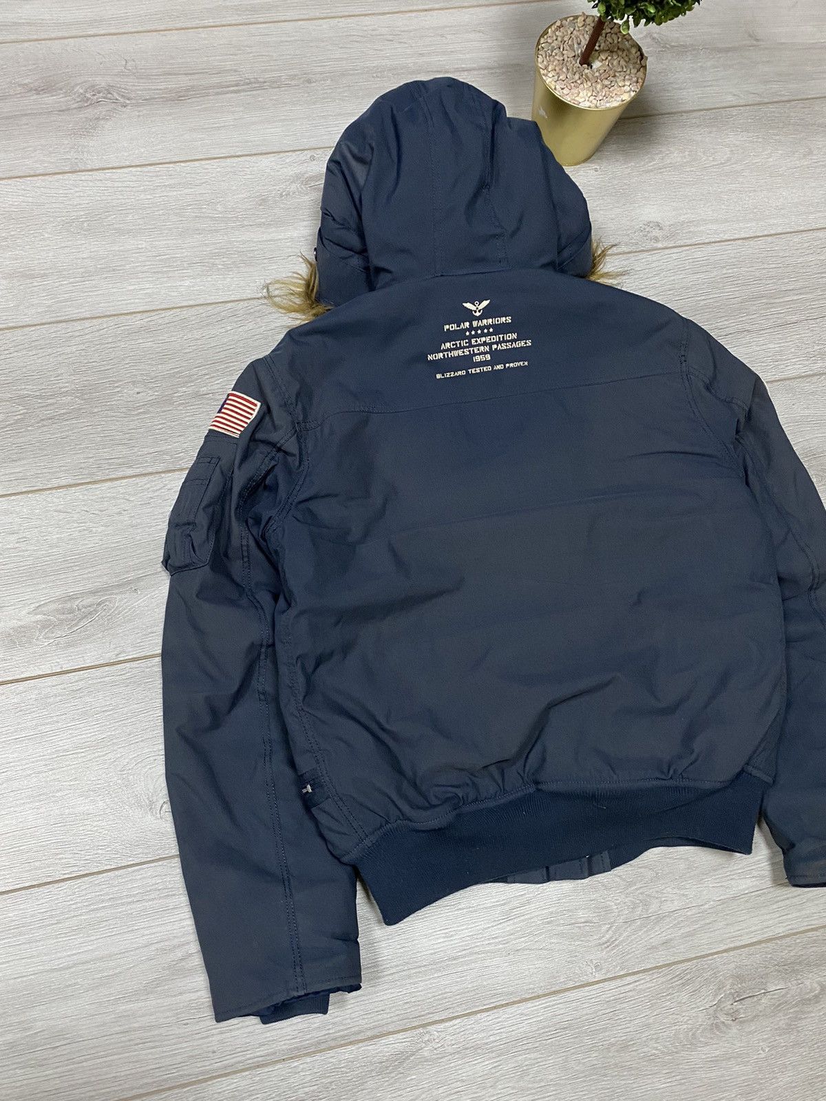 Alpha Industries Alpha Industries 🇺🇸 vintage n2b fur attached hood bomber Size US S / EU 44-46 / 1 - 6 Thumbnail