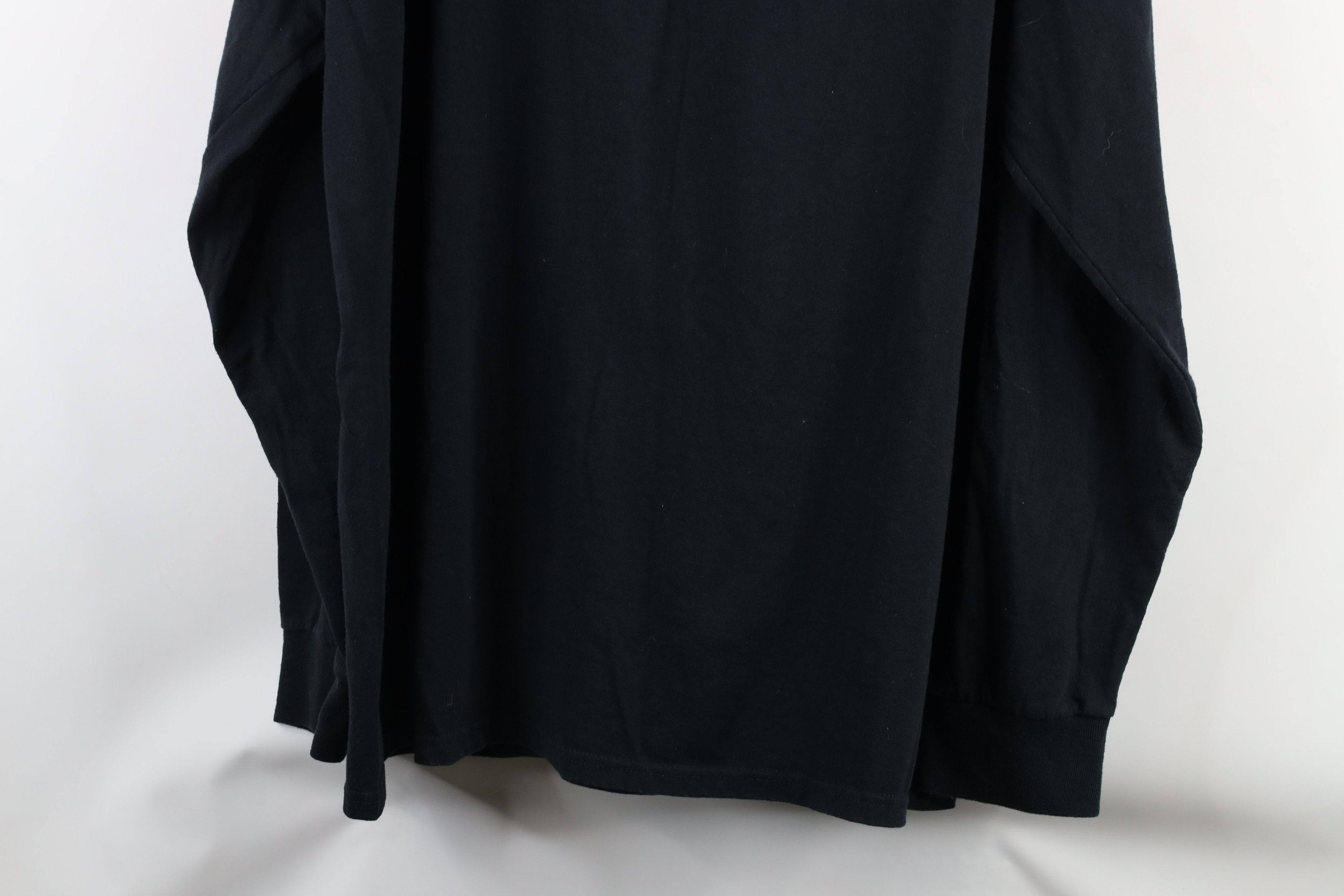 Vintage Vintage 90s Streetwear Long Sleeve T-Shirt Black Cotton Size US XXL / EU 58 / 5 - 7 Thumbnail