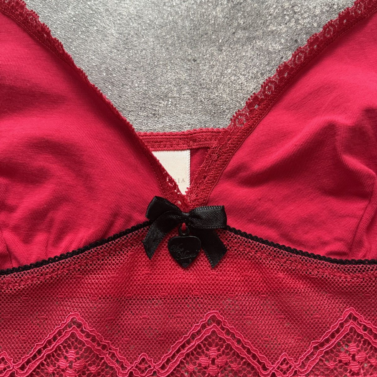 Hysteric Glamour Vive Maria Vintage Y2K Lace Details Mesh Tank Top Size L / US 10 / IT 46 - 6 Thumbnail