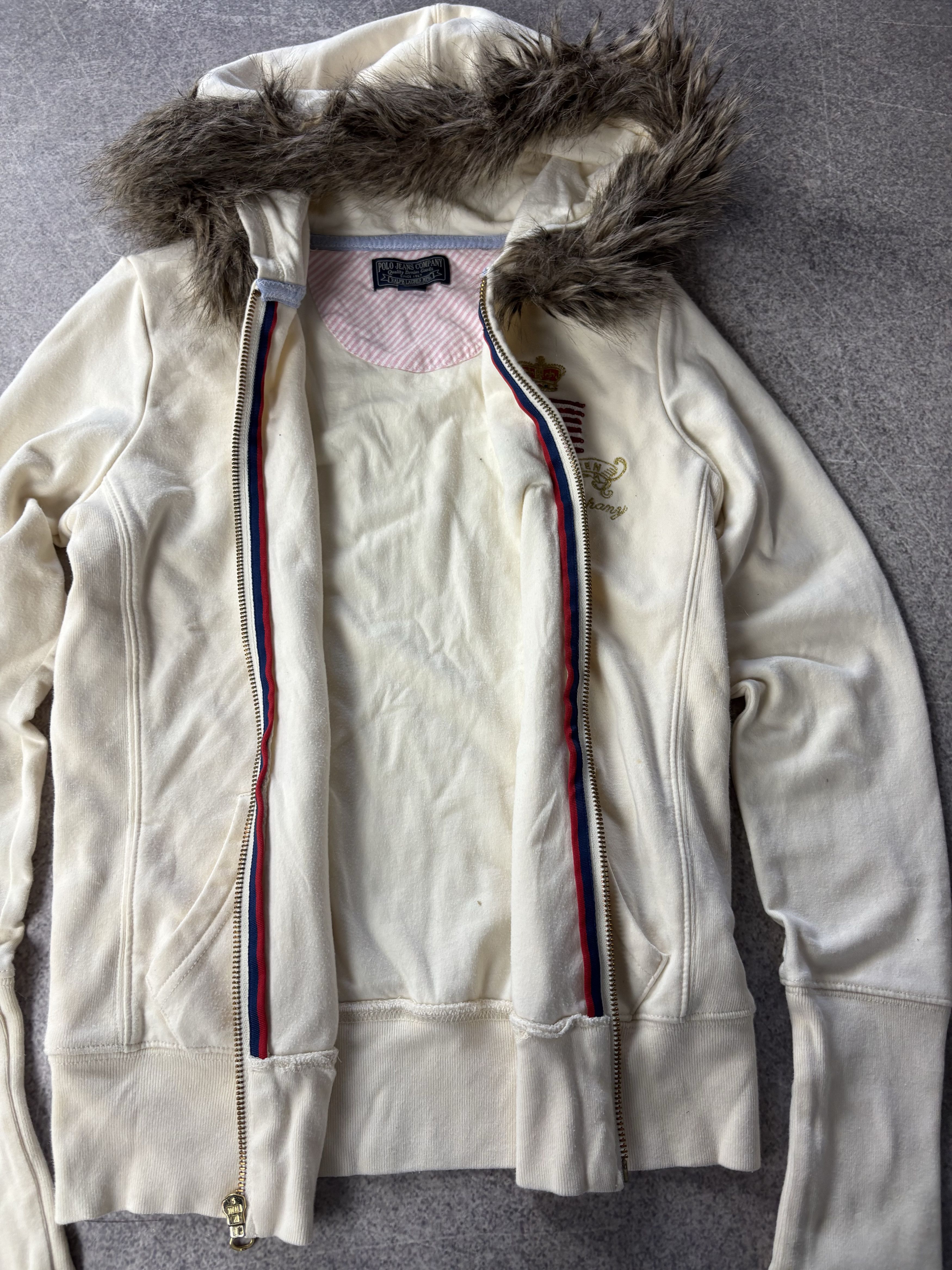 Polo Ralph Lauren Polo Ralph Lauren Flag USA Zipper Fur Hoodie LGB style Size US XS / EU 42 / 0 - 7 Thumbnail