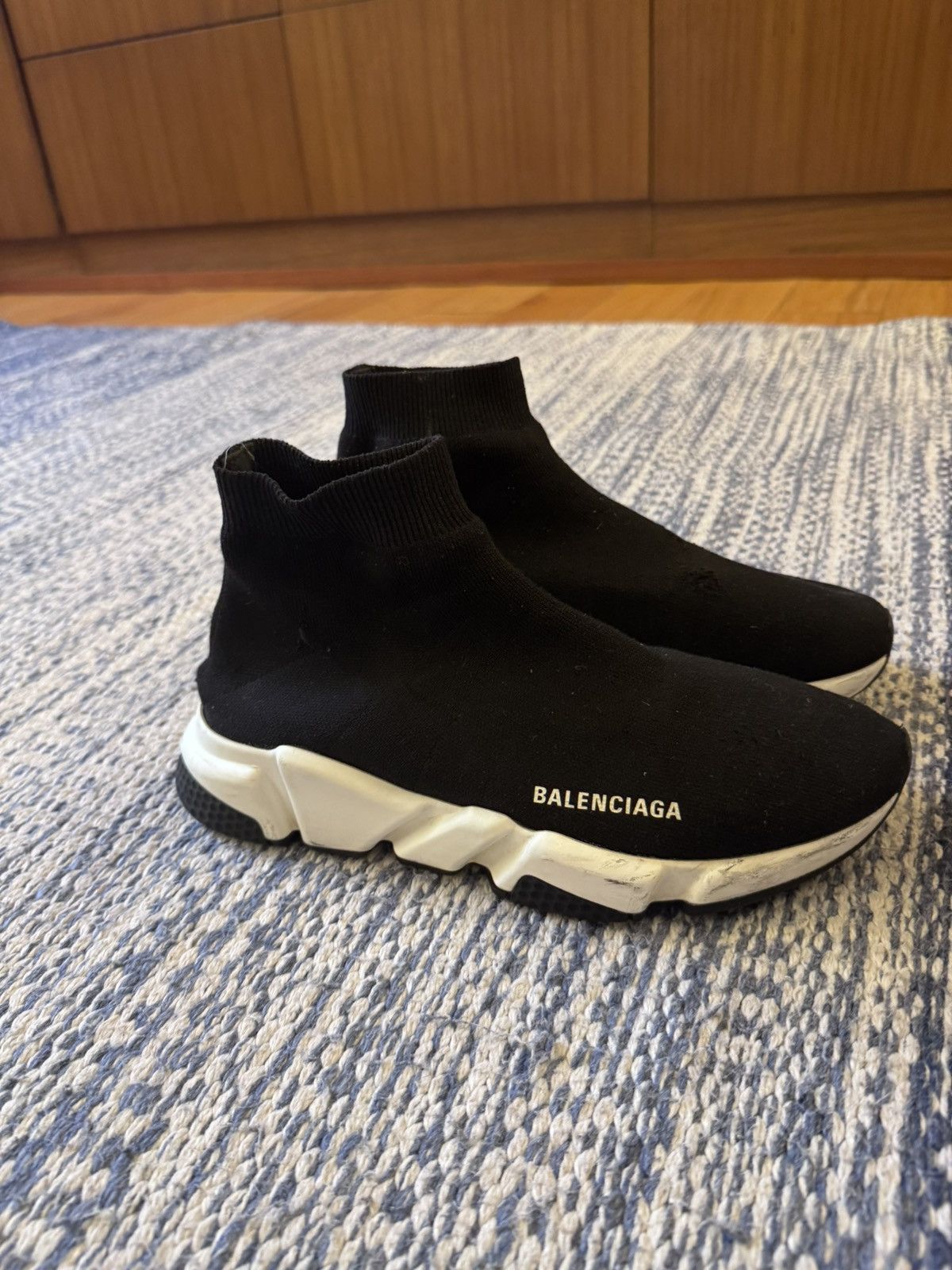 Balenciaga Balenciaga Speed Trainer Black Size US 7 / EU 40 - 1 Thumbnail