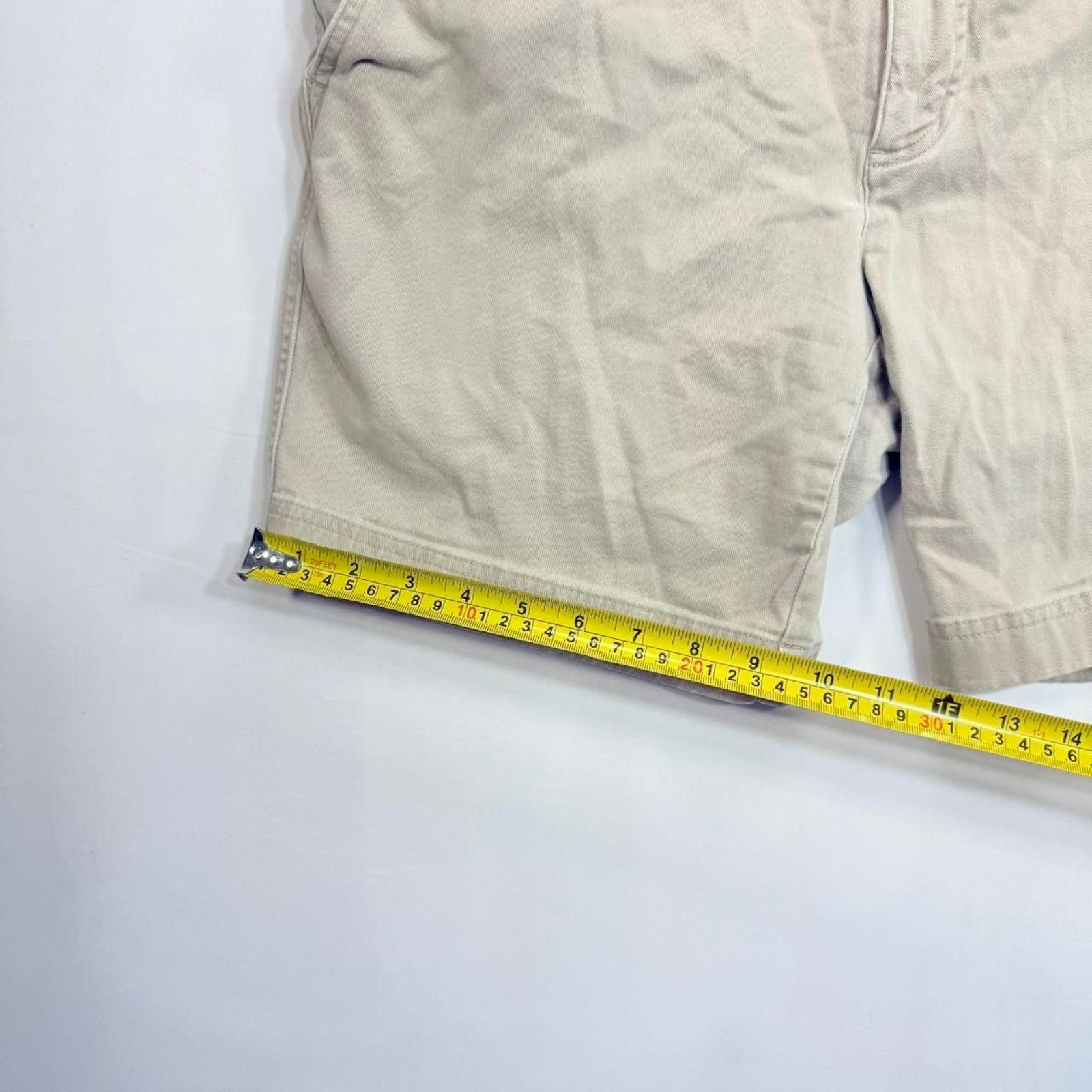 Roundtree & Yorke Mens Tan Roundtree & Yorke chino golf shorts Sz 34 Size US 34 / EU 50 - 4 Thumbnail
