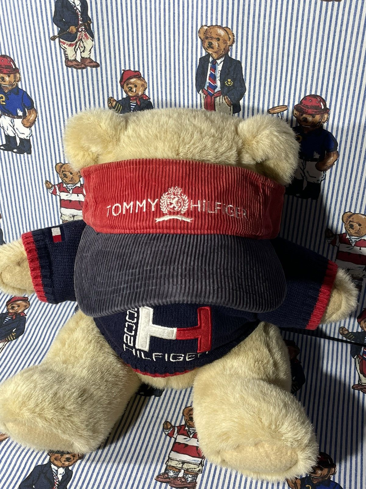 Tommy Hilfiger × Vintage Visor Tommy Hilfiger Crest OG Vintage 90’s Size ONE SIZE - 3 Thumbnail