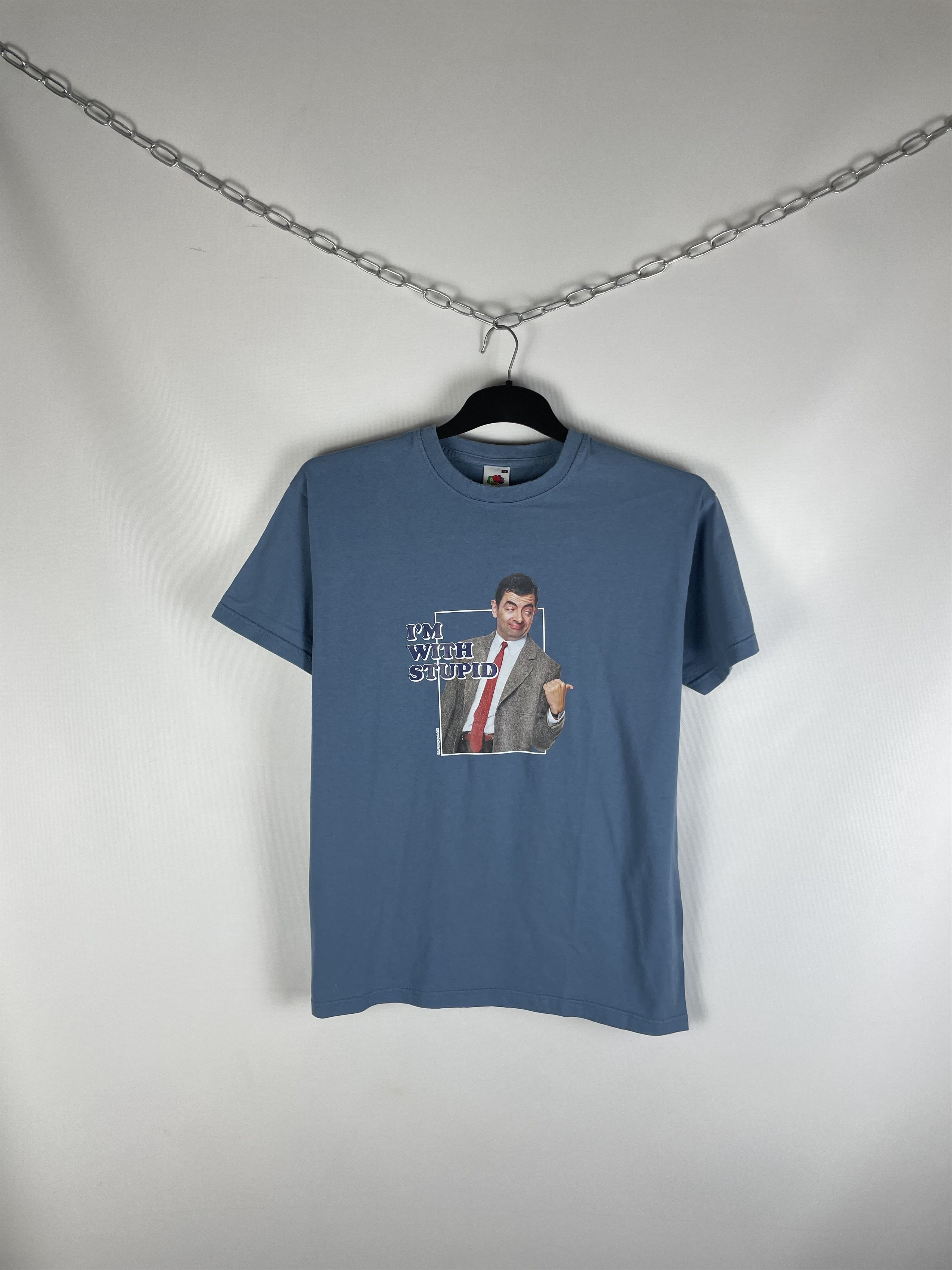 Vintage Mister Tee I’m With Stupid Fruit Loom Size US M / EU 48-50 / 2 - 1 Thumbnail