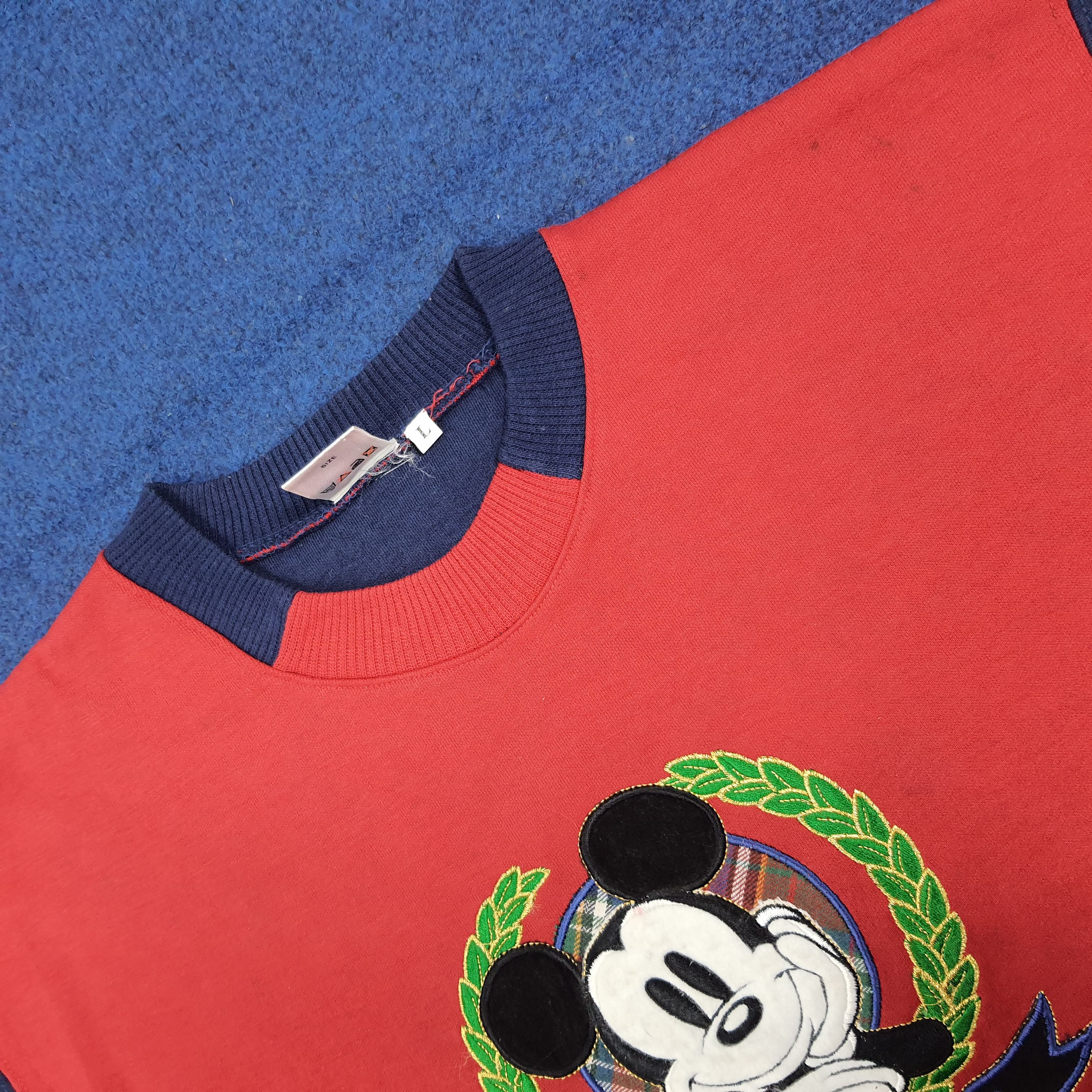 Mickey Unlimited Vintage Mickey Mouse Pullover Disney 90s C279N6 Size US M / EU 48-50 / 2 - 11 Thumbnail