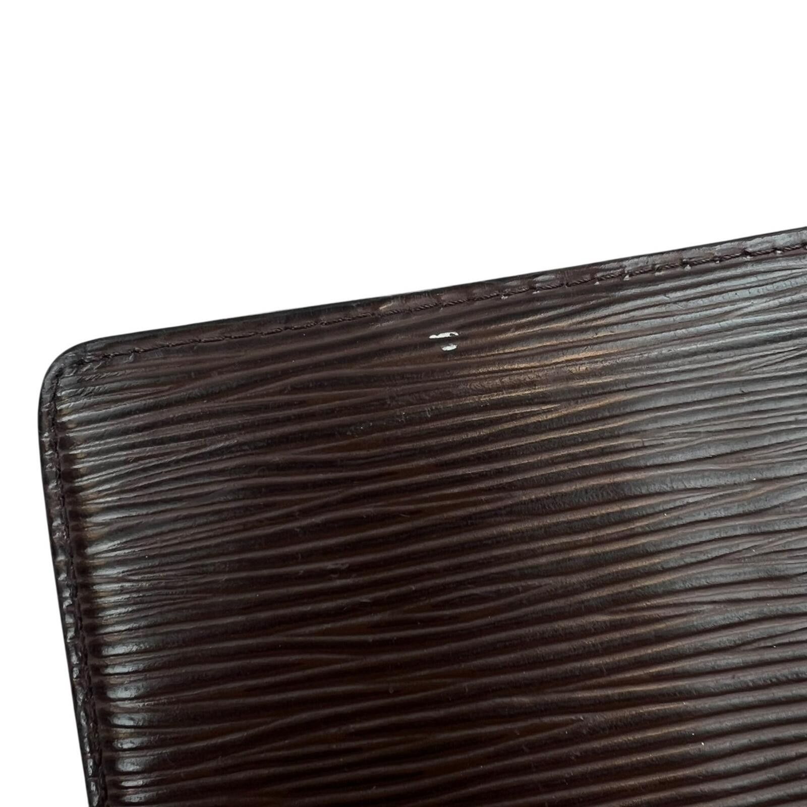 Louis Vuitton Louis Vuitton Brown Epi Leather Bifold Wallet Size ONE SIZE - 5 Thumbnail
