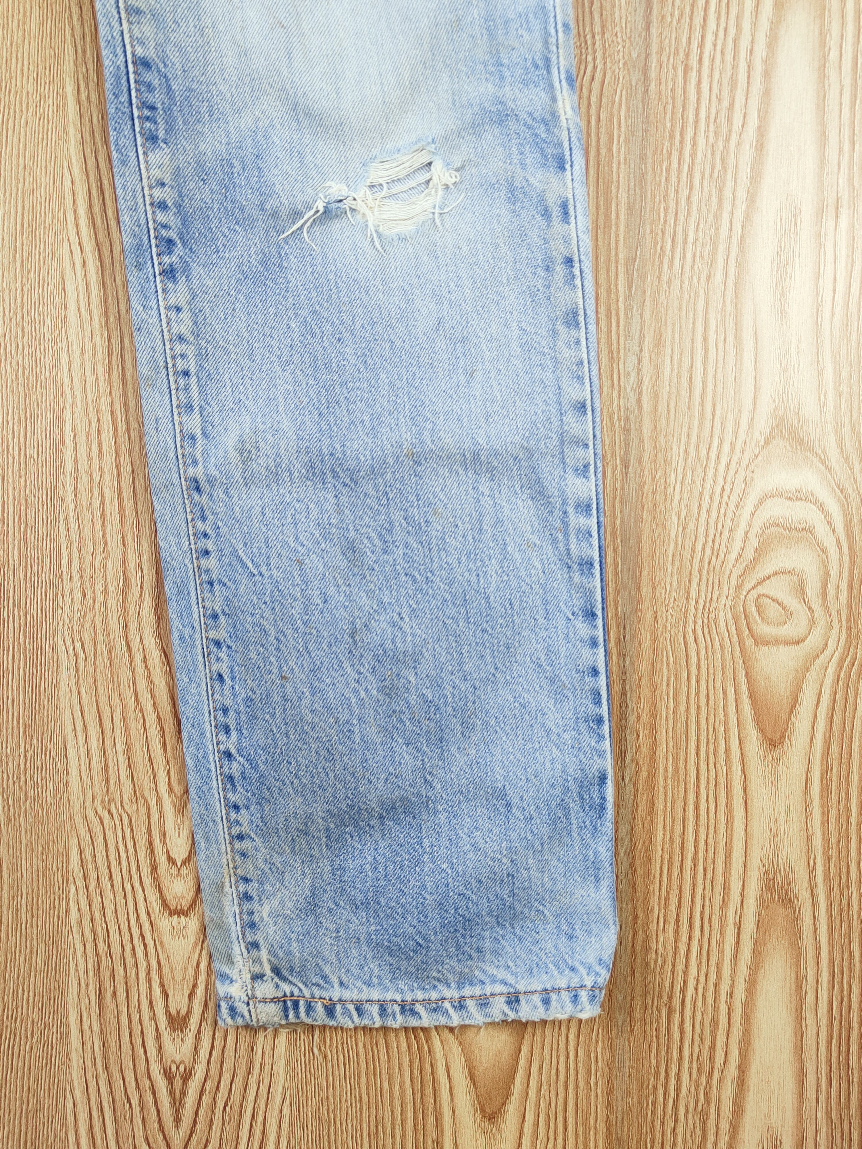 Edwin Edwin Blue Distressed Ripped Jeans #S2767 Size US 29 - 6 Thumbnail