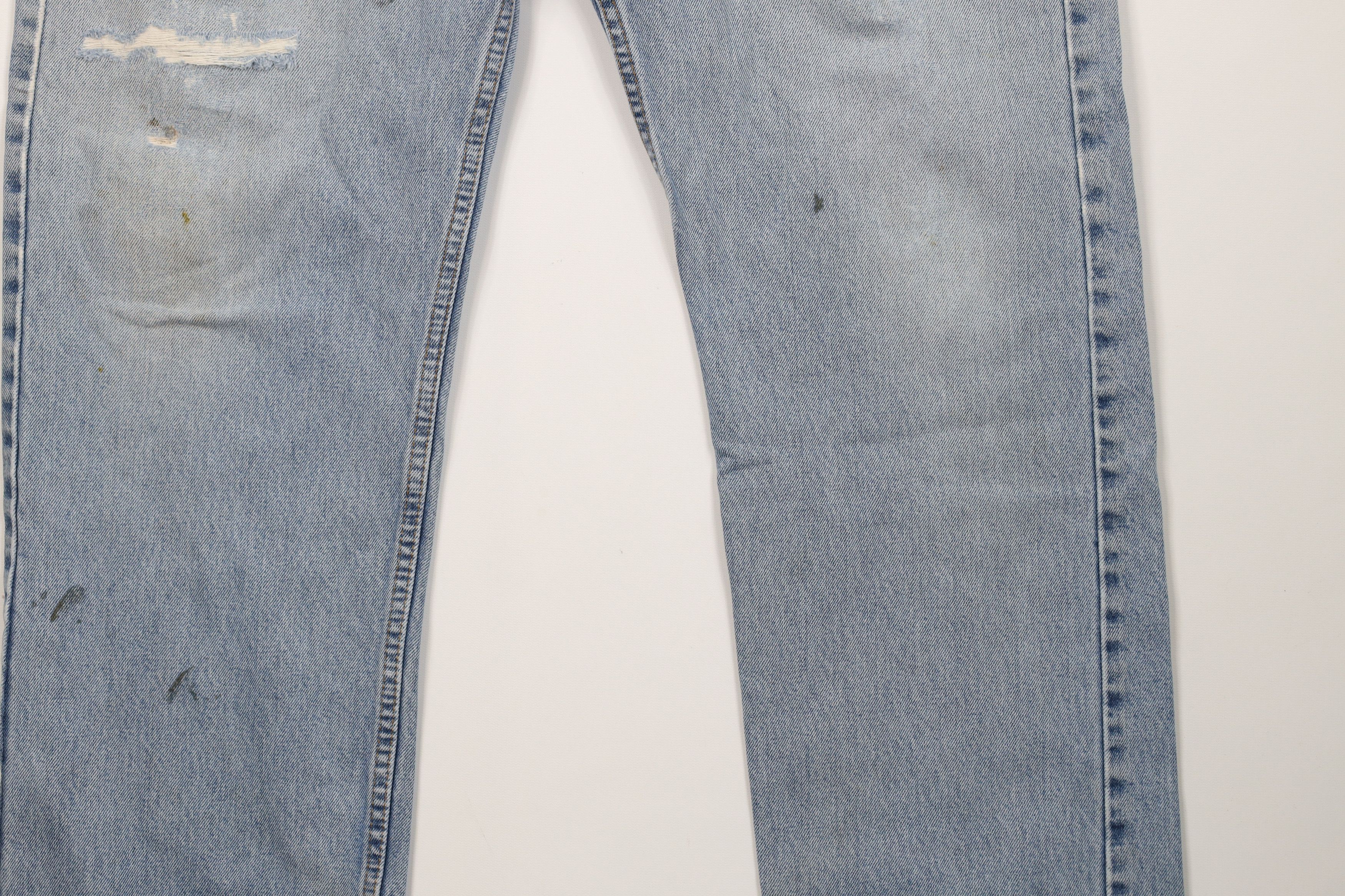 Levi's Vintage Y2K 2001 Levis 505 Regular Straight Leg Jeans Blue Size US 38 / EU 54 - 4 Thumbnail