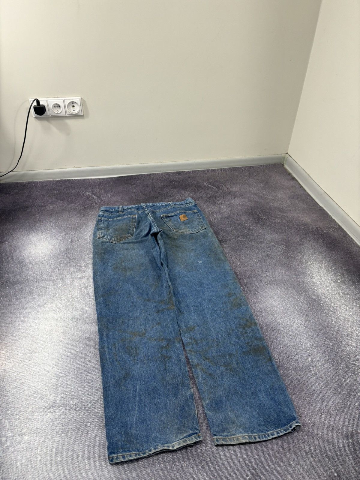 Carhartt Vintage Carhartt Y2K Relaxed Fit Distressed Work Denim Jeans Size US 34 / EU 50 - 3 Thumbnail