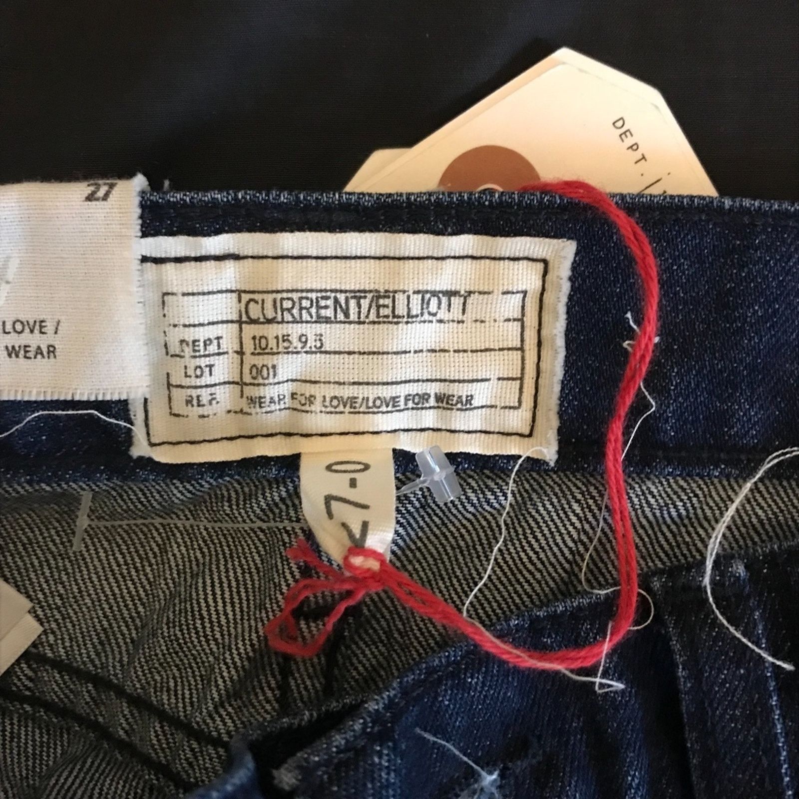 NEW Current/Elliott Mamacita Tapered High Waisted Jeans 27