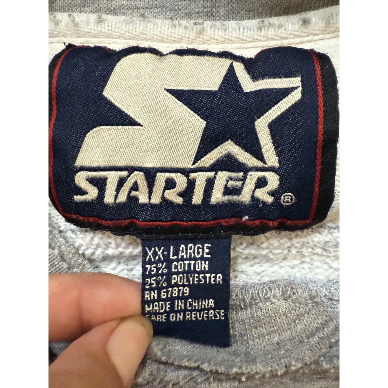 Starter Vintage 90s Starter Sweatshirt Mens 2XL Platinum Thrasher Size US XXL / EU 58 / 5 - 3 Thumbnail