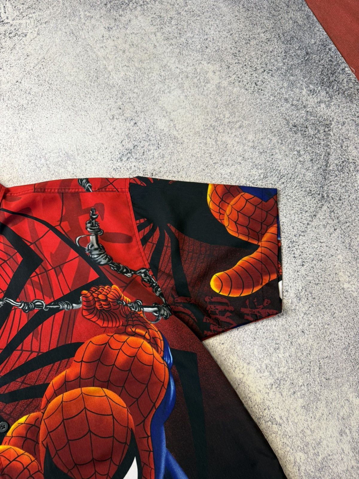 Marvel Comics Vintage Changes Spiderman 2001 AOP Button Up Shirt Size US M / EU 48-50 / 2 - 17 Thumbnail