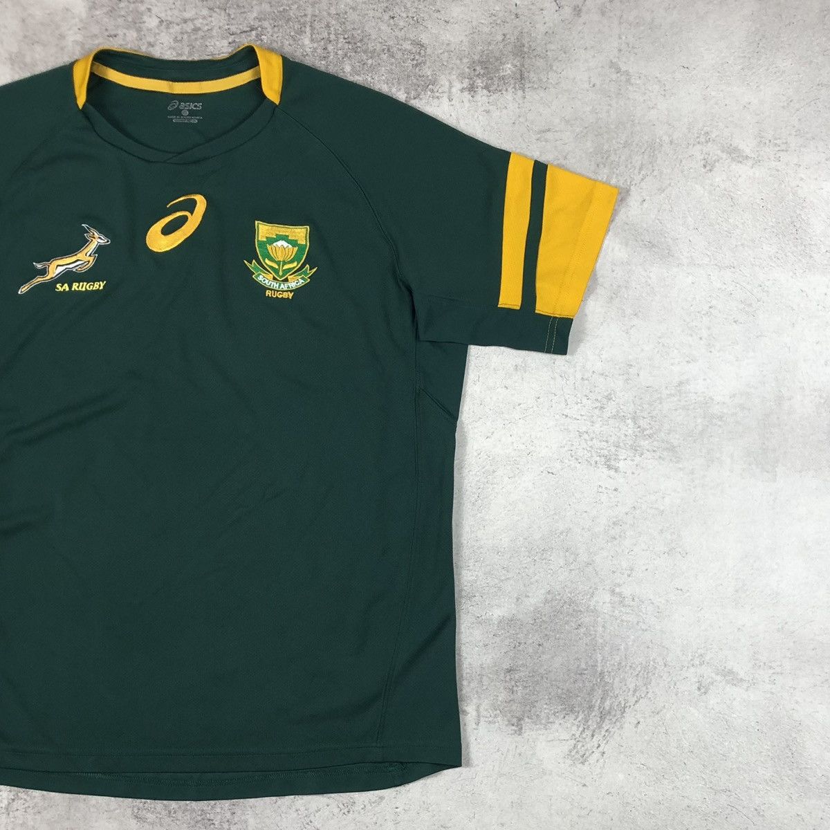 Asics South Africa Rugby SA Asics Jersey Size US L / EU 52-54 / 3 - 3 Thumbnail