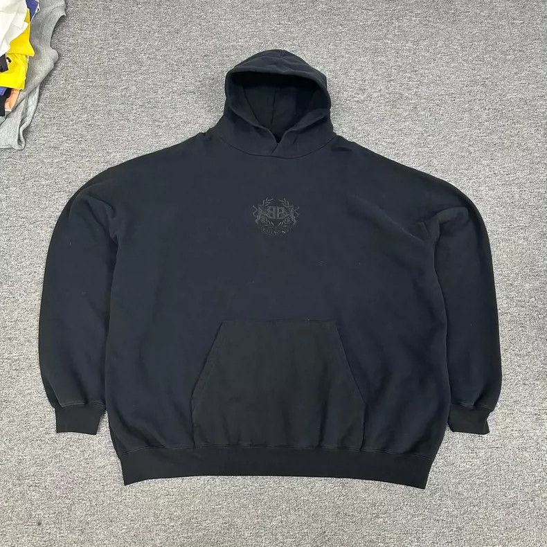 Balenciaga Balenciaga Double B Wheat Ear Hoodie - dmc Size US XS / EU 42 / 0 - 1 Thumbnail