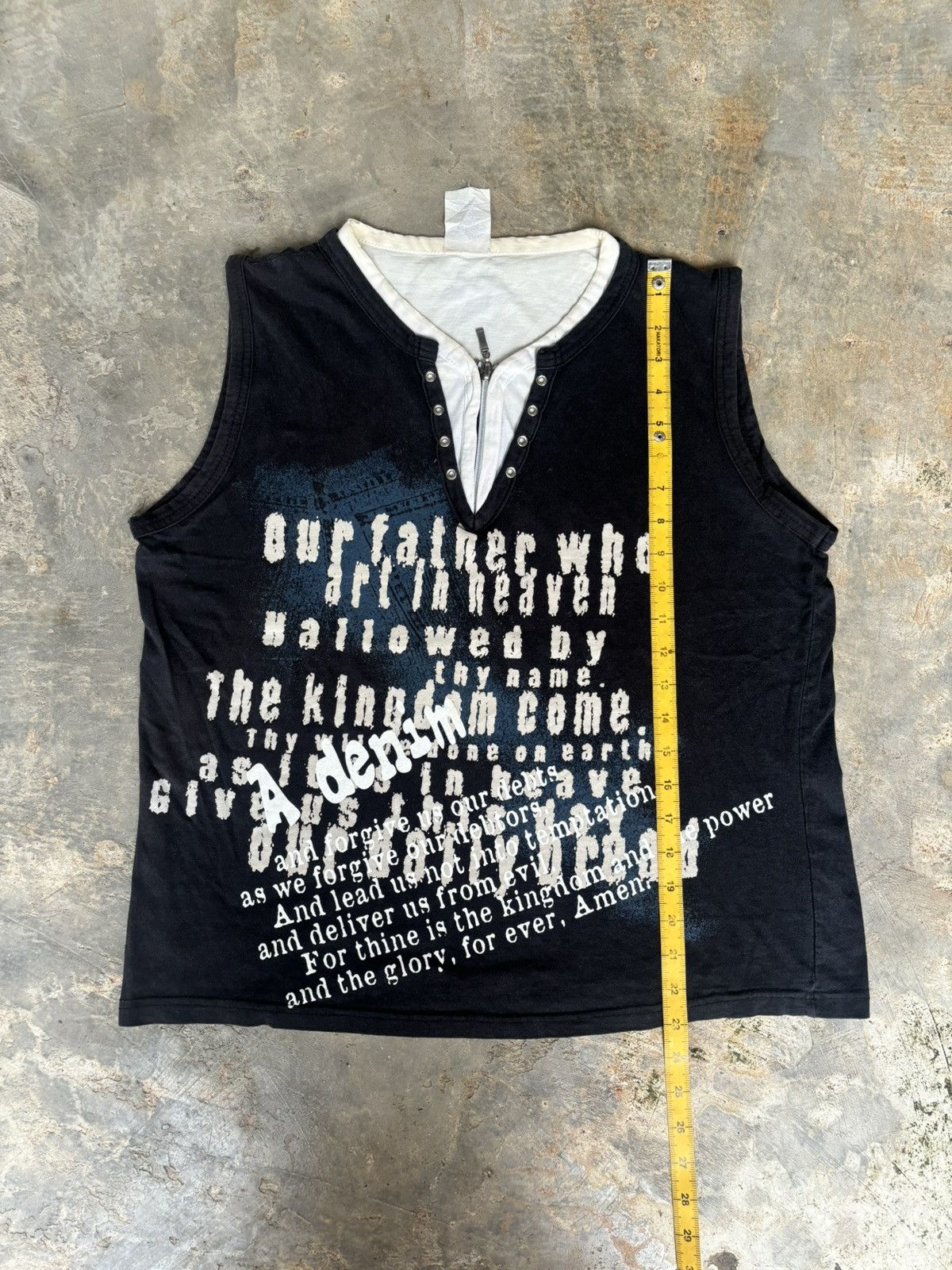 Hysteric Glamour Y2k Street Knights Denim Ifsixwasnine Punk Style Tank tops Size US M / EU 48-50 / 2 - 7 Thumbnail