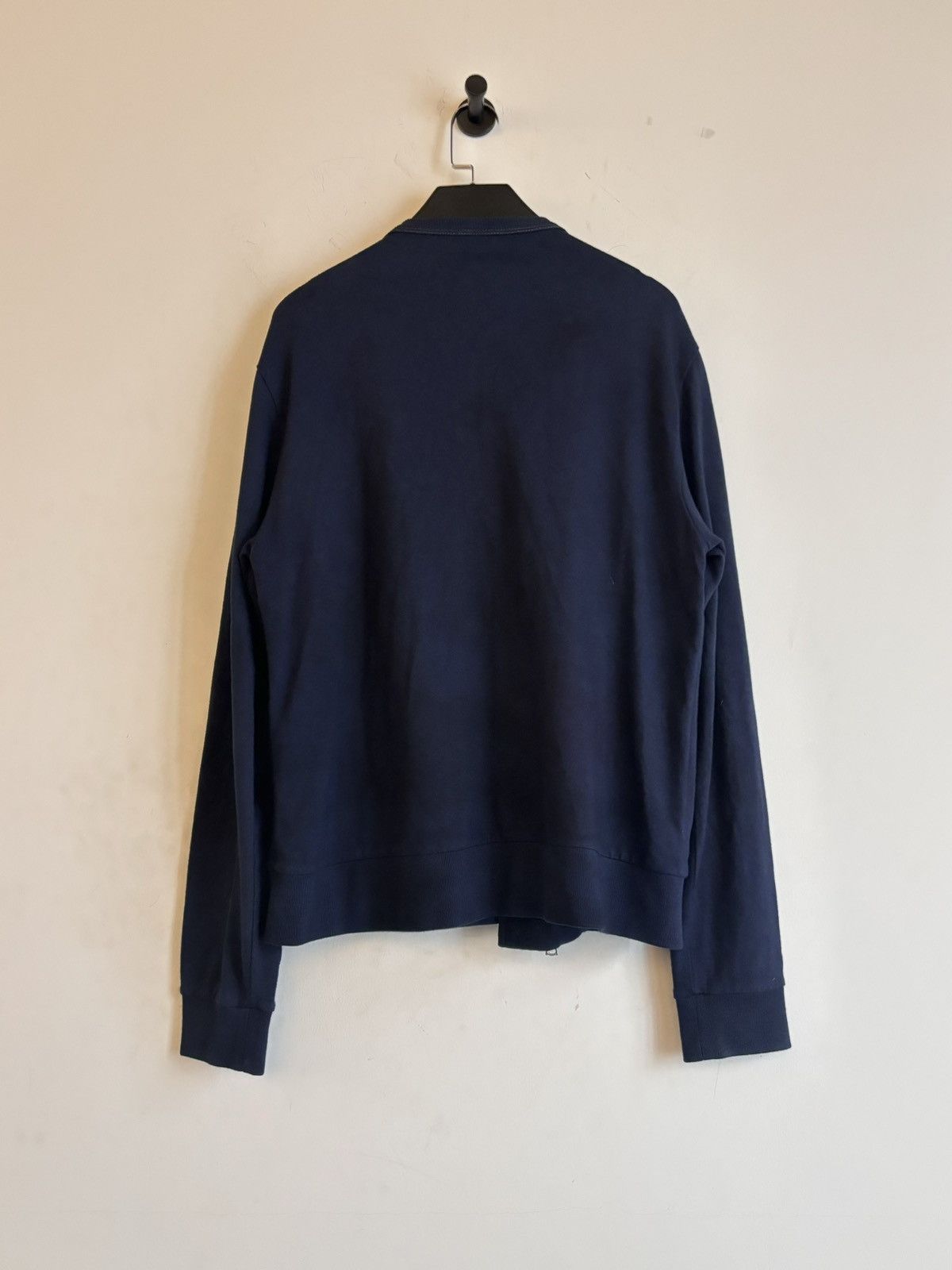 Dries Van Noten Dries Van Noten | Blue Velvet Asymmetric Zipper Jacket Size US M / EU 48-50 / 2 - 6 Thumbnail