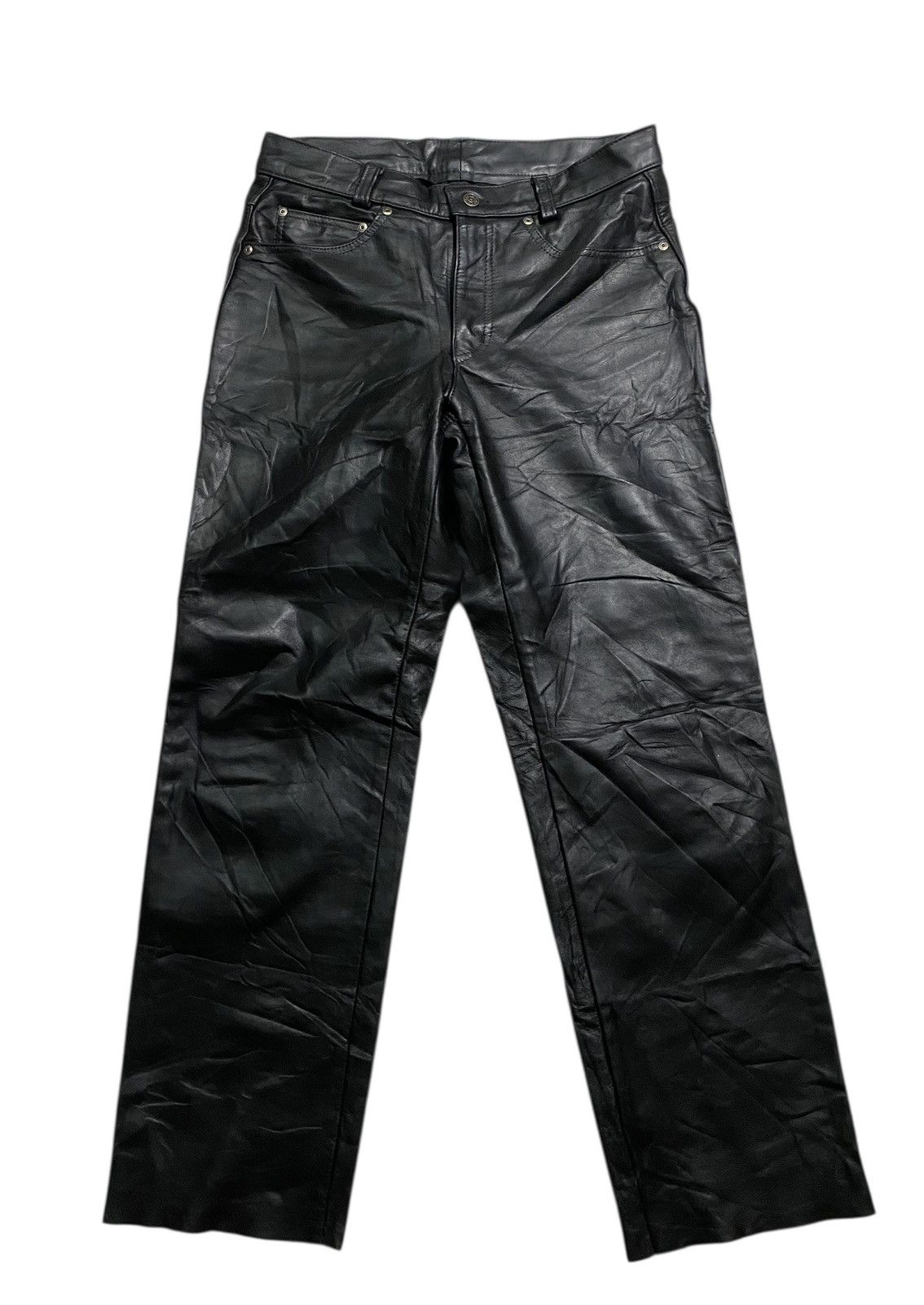 Schott Vintage Schott Leather Pants Size US 34 / EU 50 - 1 Thumbnail