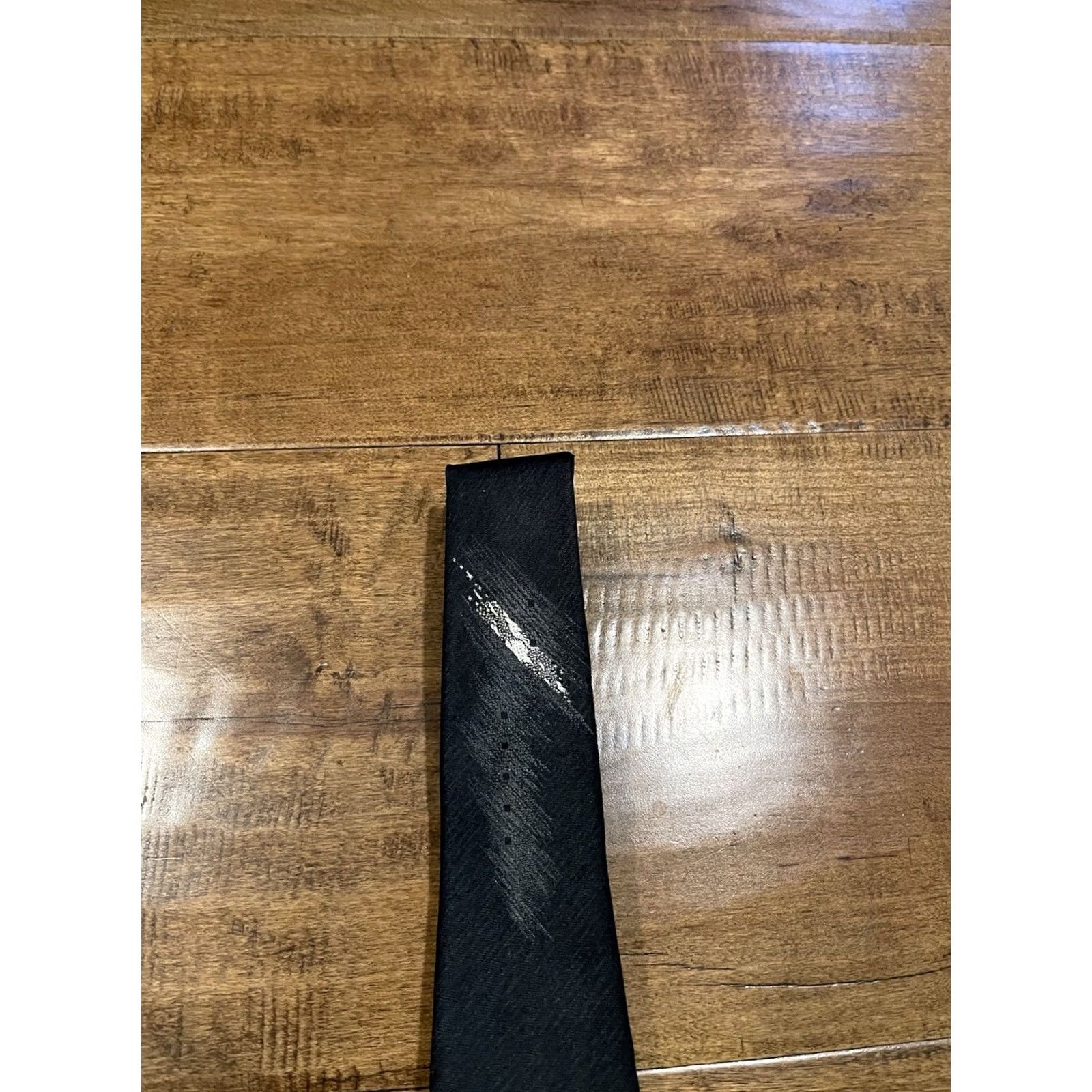 Vintage Vintage Wm M. Frazin Company Navy Blue Abstract Slim Skinny Neck Tie 40s/50s Size ONE SIZE - 2 Thumbnail