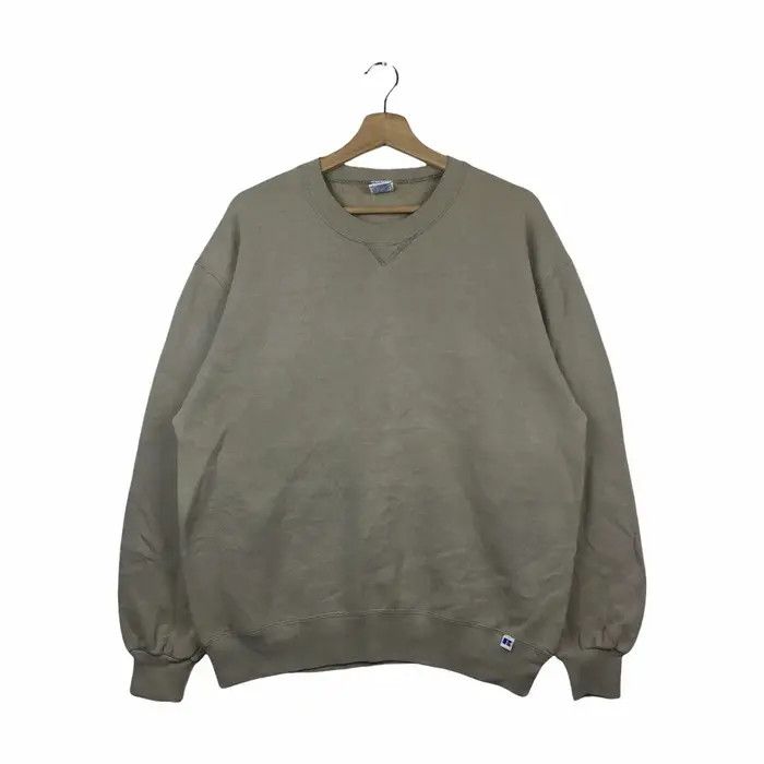 Russell Athletic Vintage RUSSELL ATHLETIC Made In USA Plain Pastel Sweatshirt Size US L / EU 52-54 / 3 - 1 Thumbnail