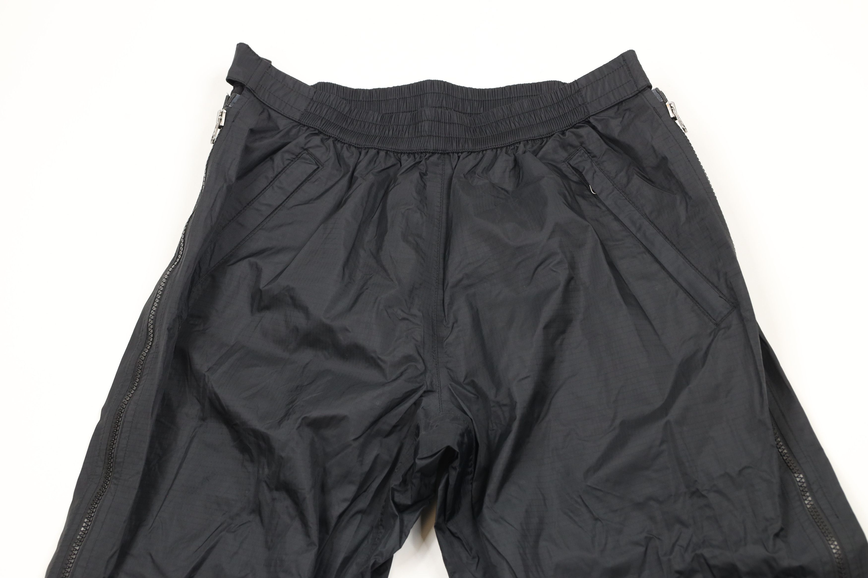 Marmot × Vintage Marmot Ripstop Waterproof Hiking Outdoor Rain Pants Black Size 28" / US 6 / IT 42 - 2 Thumbnail