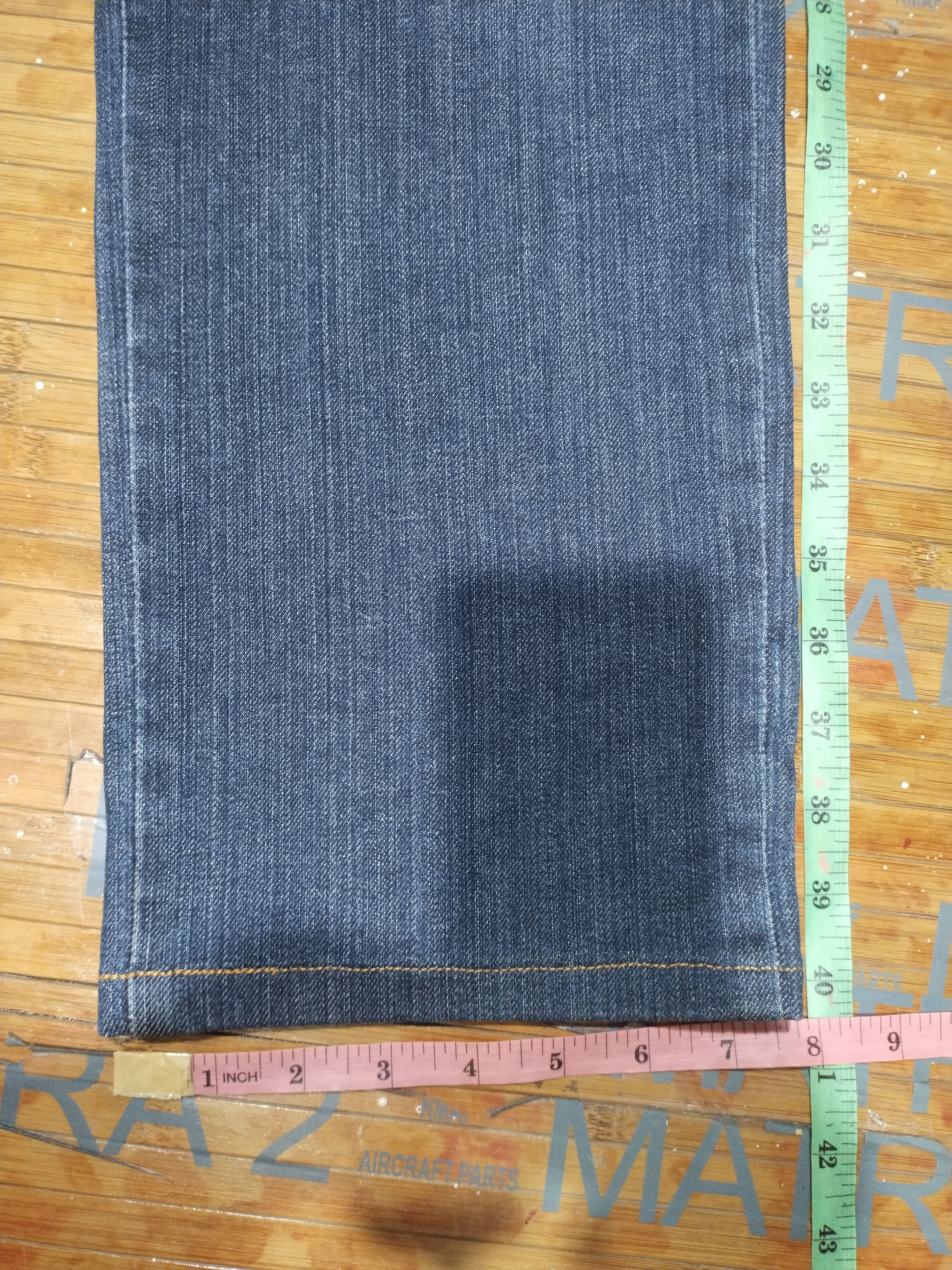Genuine Leather × Japanese Brand Jeans Edwin 403 "International Basics/Genuine Quality Size US 31 - 5 Thumbnail