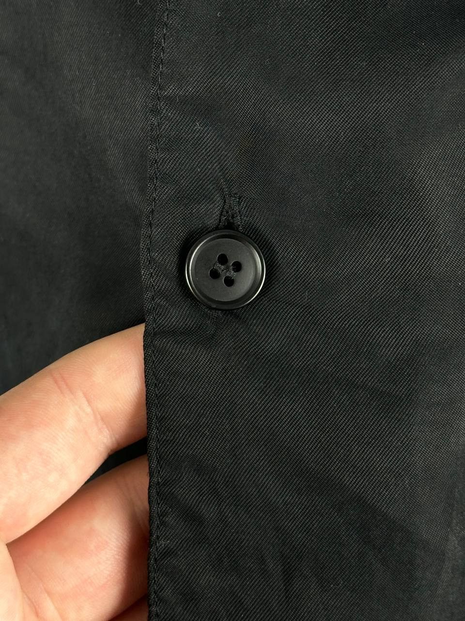 Japanese Brand × Mki Miyuki Zoku Mki Miyuki Zoku Rayon Black Camp Collar Shirt Size US M / EU 48-50 / 2 - 8 Thumbnail