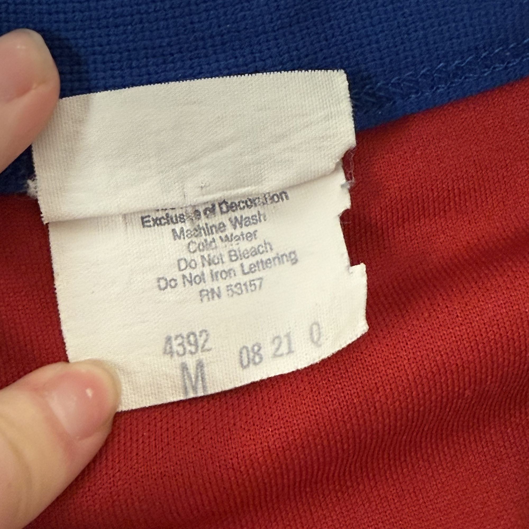 Majestic Vtg Majestic Red COMPUTER ASSOCIATES Software PROMO Jersey Size US M / EU 48-50 / 2 - 5 Thumbnail