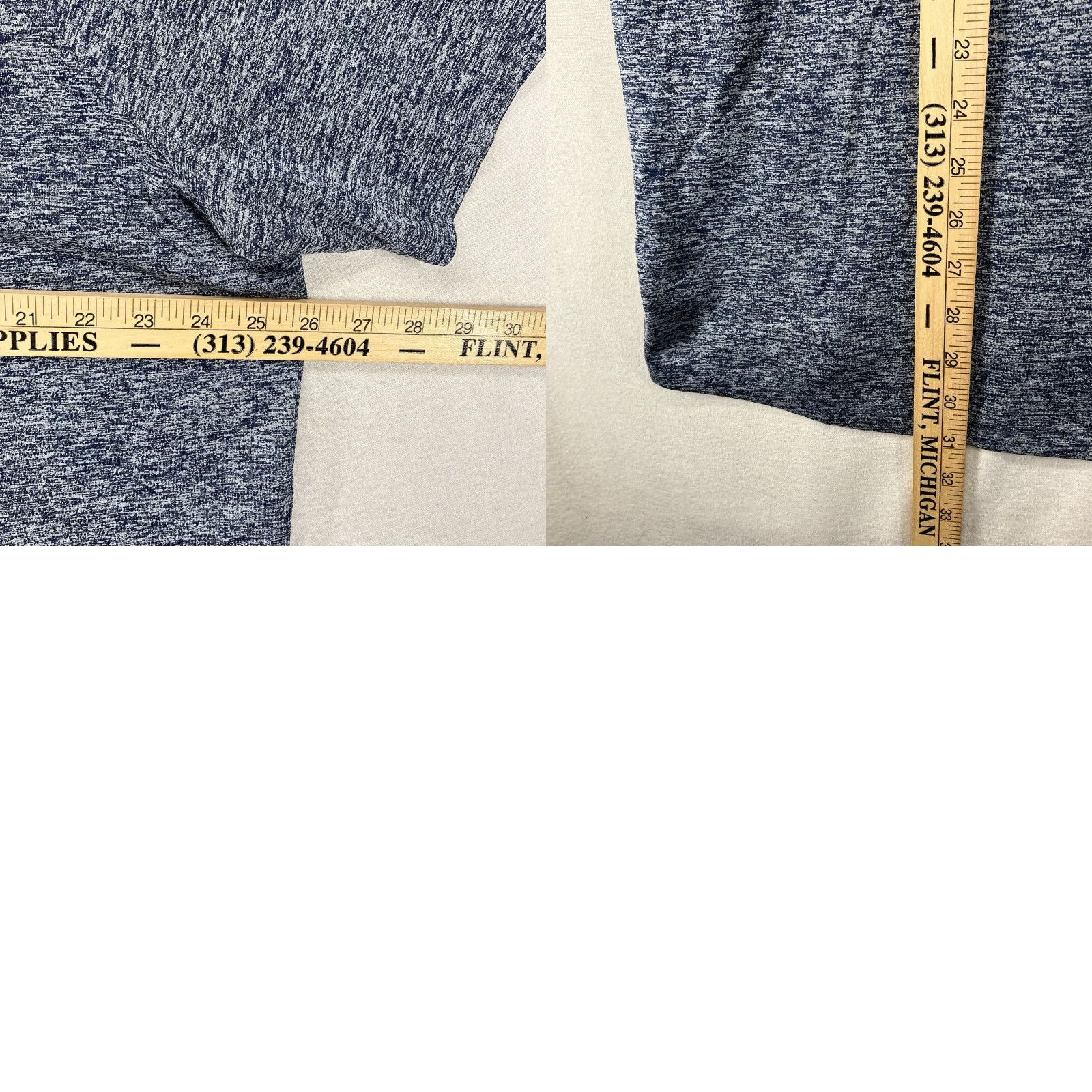 Under Armour Under Armour The Tech Tee Men's Heather Blue 2XL Short Sleeve Crew Neck Pullover Lightweight Polyester Logo Sweat-Wicking Gym & Training T-Shirt Mens Size US XXL / EU 58 / 5 - 8 Thumbnail
