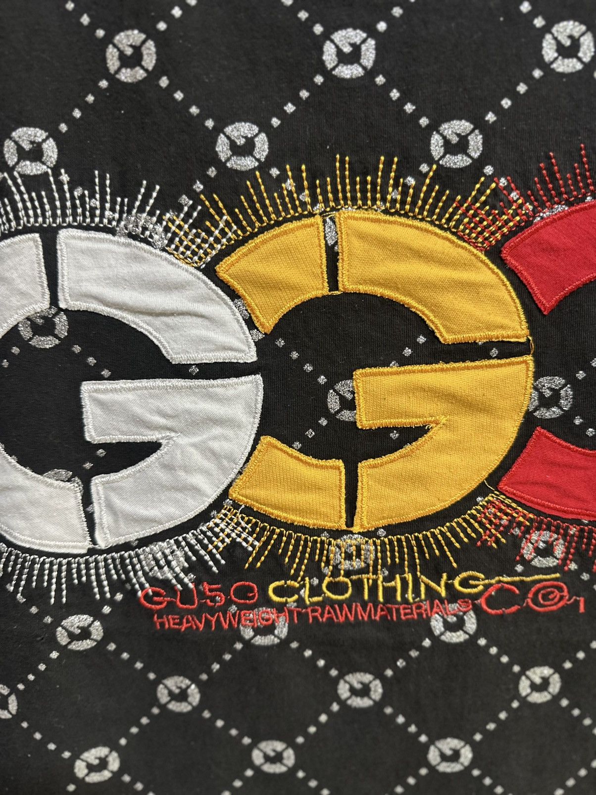 Vintage Vintage Gu5c Clothing Heavyweight Raw Material Faded Tee Size US XL / EU 56 / 4 - 2 Thumbnail