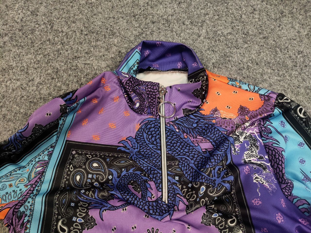 Jaded London Jaded London Mini Dress Bandana Dragon Multicolor Long sleev Size XXS / US 00 / IT 34 - 12 Thumbnail
