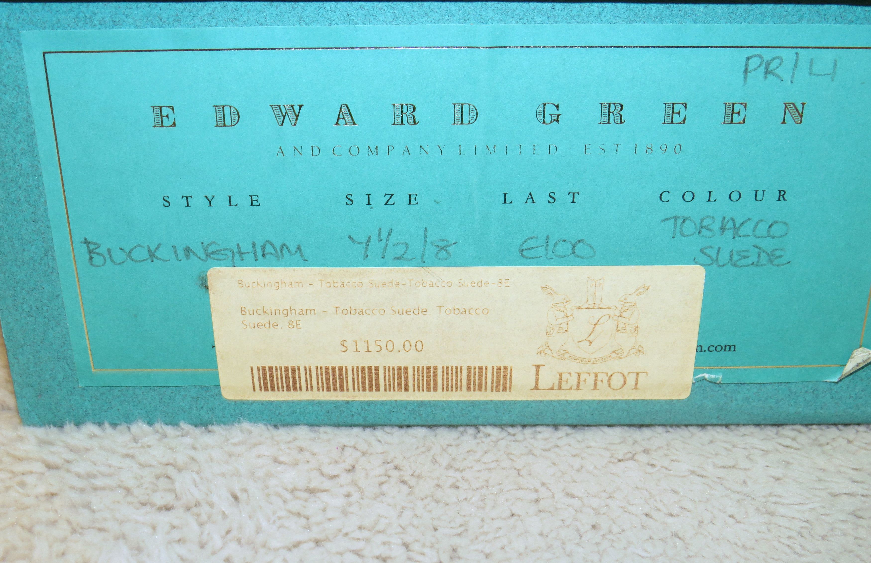 Edward Green Buckingham Tobacco Suede Unlined Loafers 8E Size US 8 / EU 41 - 13 Thumbnail