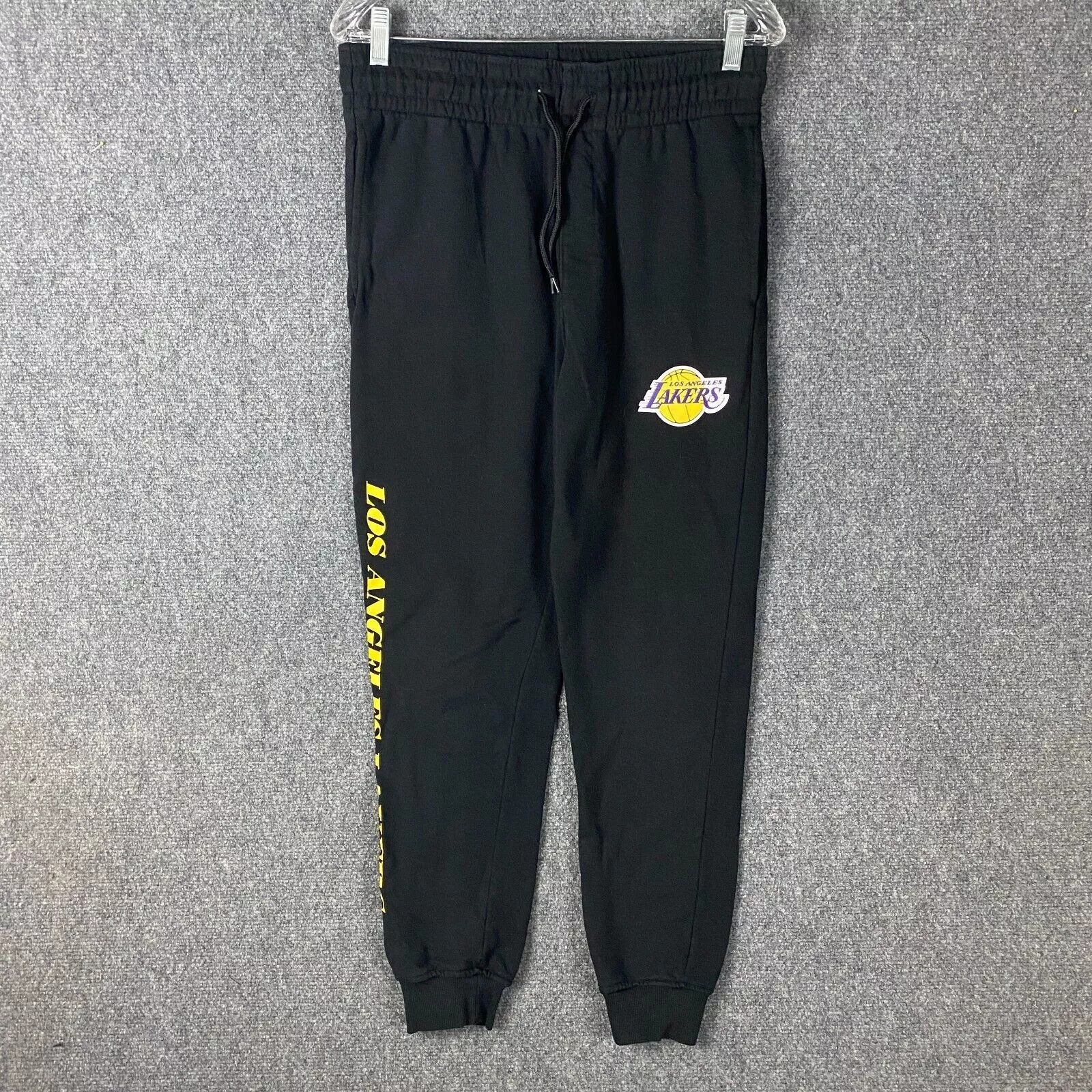 Other NBA Los Angeles Lakers Sweatpants Men's Cotton Blend M Size US 33 - 1 Thumbnail