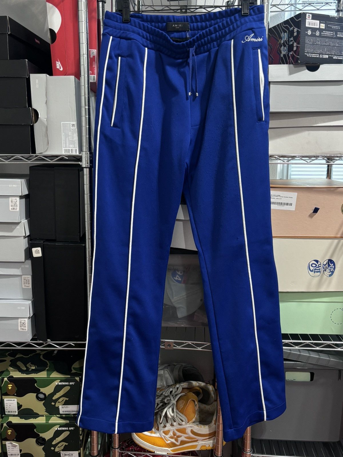 Amiri Amiri Western Blue Track Pant Size US 36 / EU 52 - 1 Thumbnail